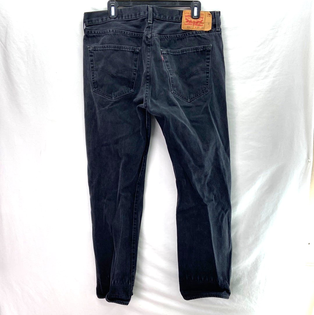 Levi's 501 XX Straight Leg Denim Jeans Dark Washed - Size 36 x 30
