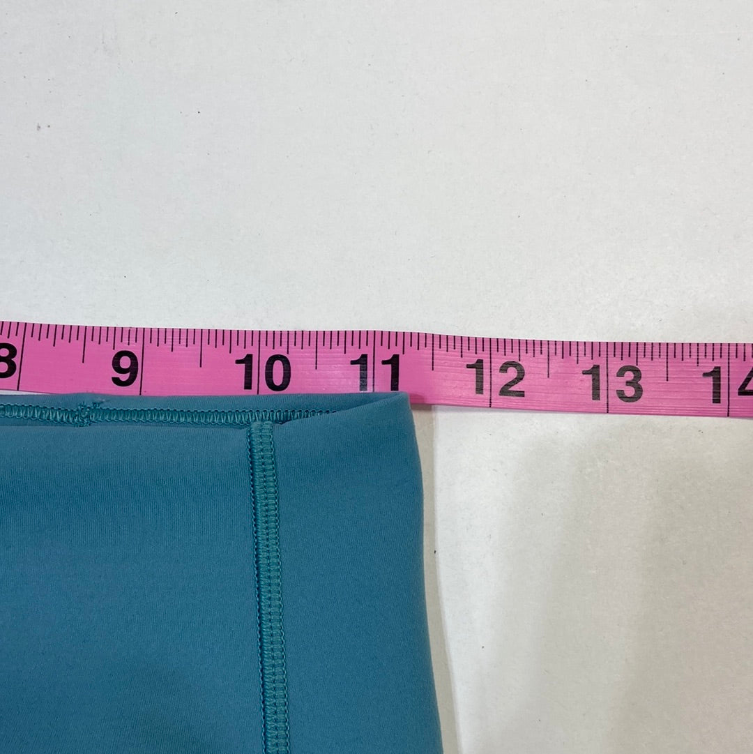 Lululemon In Movement Crop Pants Everlux Women's 19" Blue - Size 4