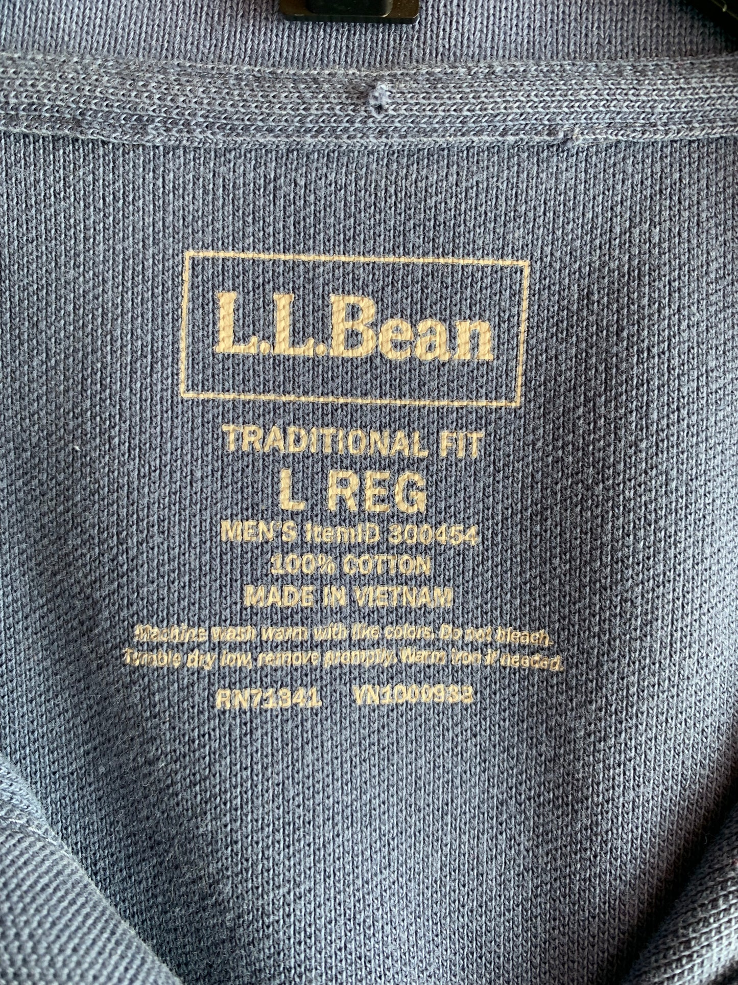 L.L.Bean Collared Shirt Blue - Large