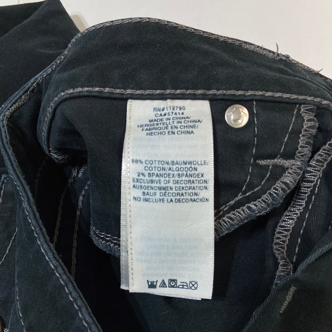 True Religion Section Women's Jeggings Jeans Black - Size 30