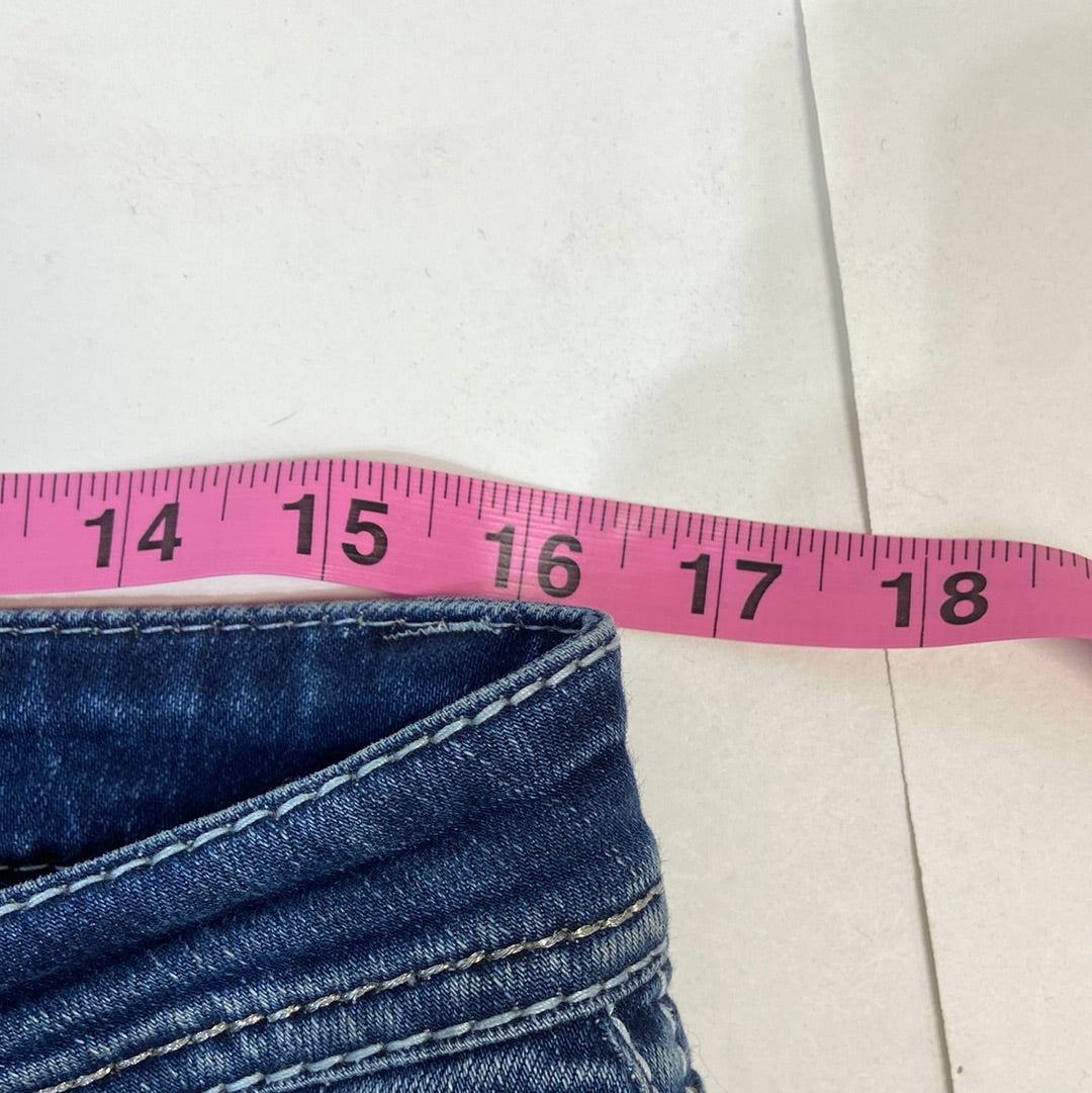 Grace in LA Women's Flared Denim Jeans Dark Washed - Size 30
