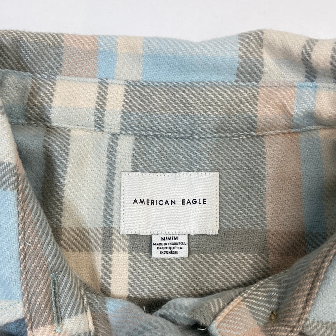 American Eagle Women's Plaid Shacket - Size M
