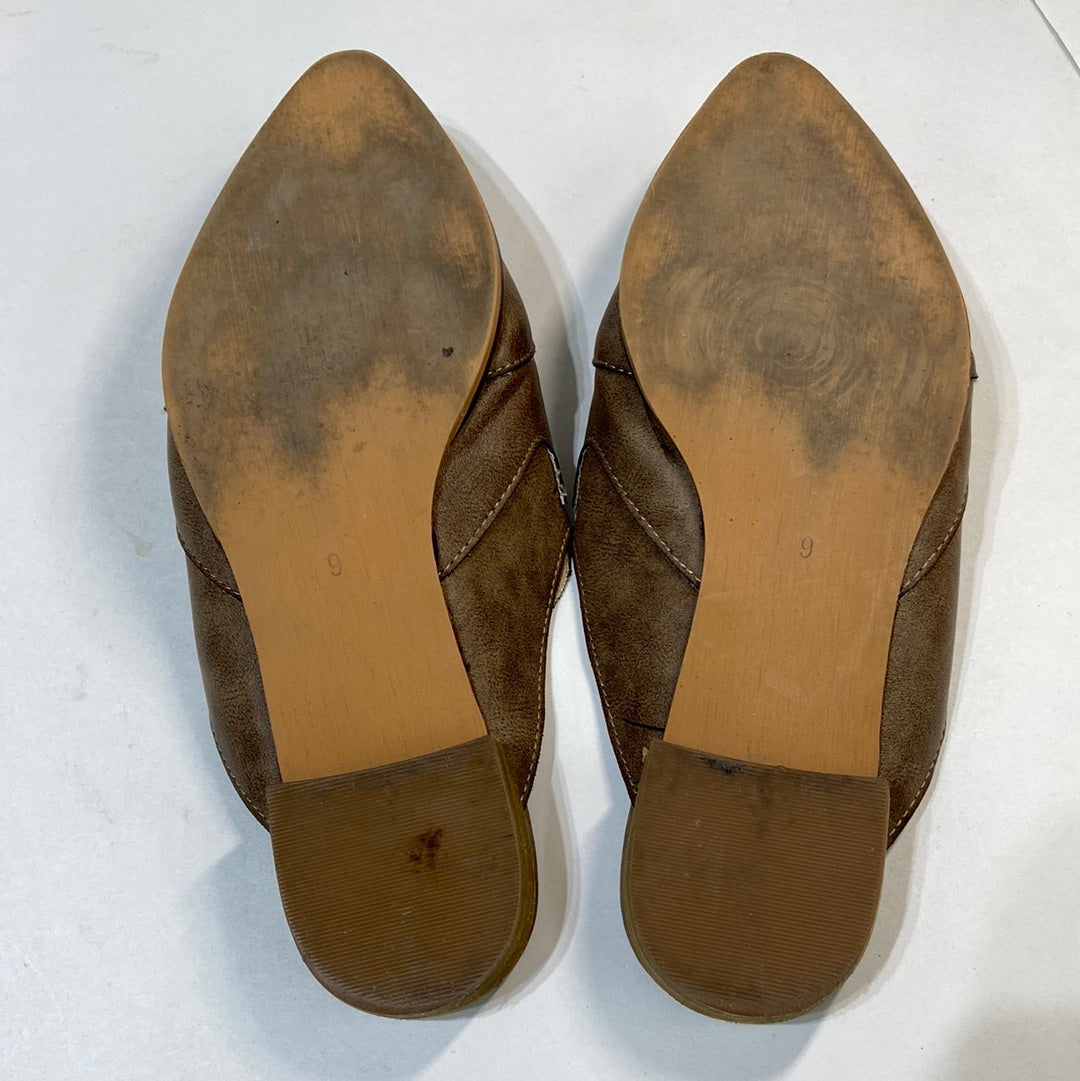 Arider Girl Women's Mule Slip On Shoes Brown - Size 9