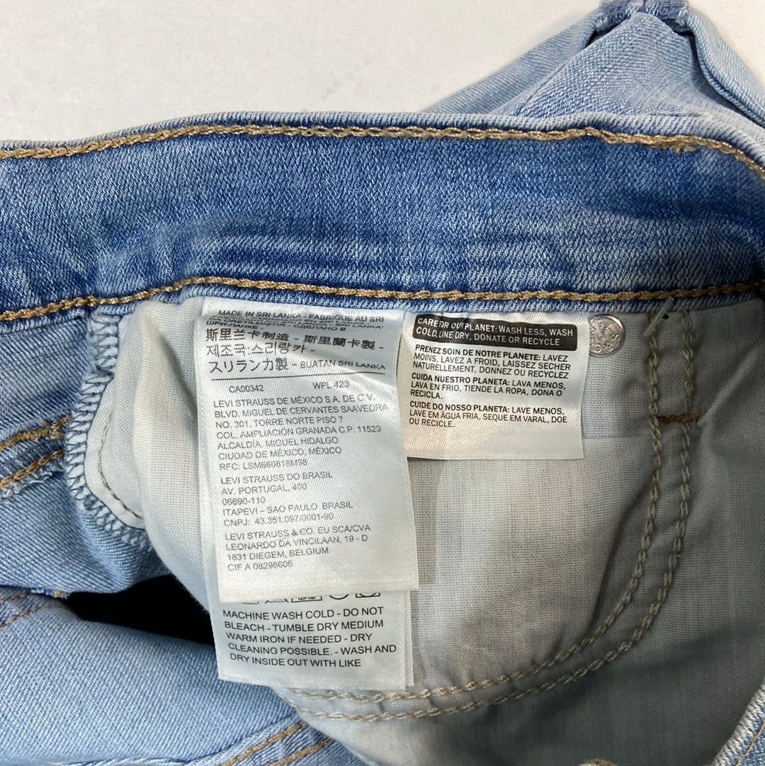 Levi’s Mid-Length Denim Shorts Light Blue - Size 29