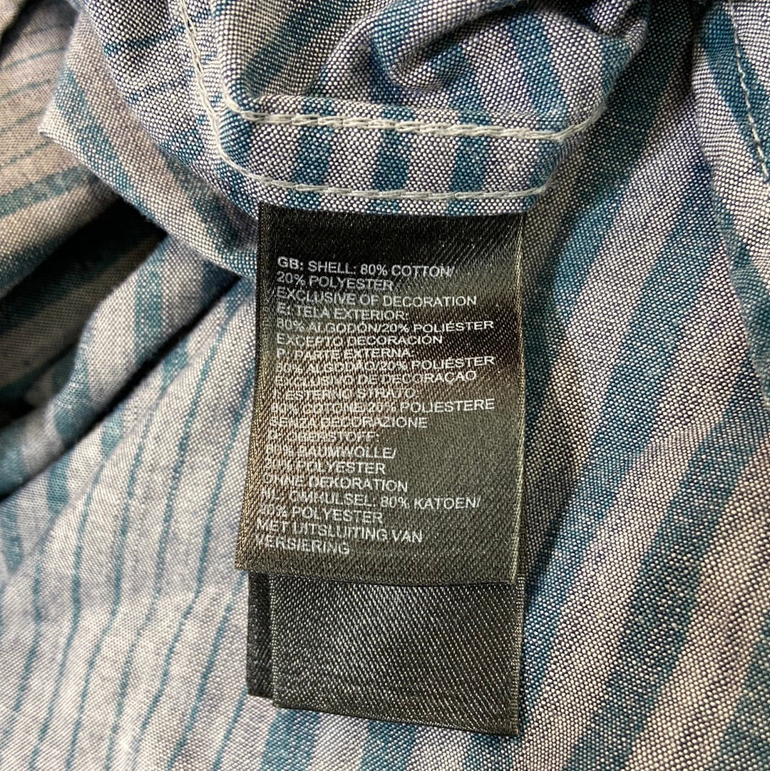 The North Face Men's Striped Button Up Shirt - XL
