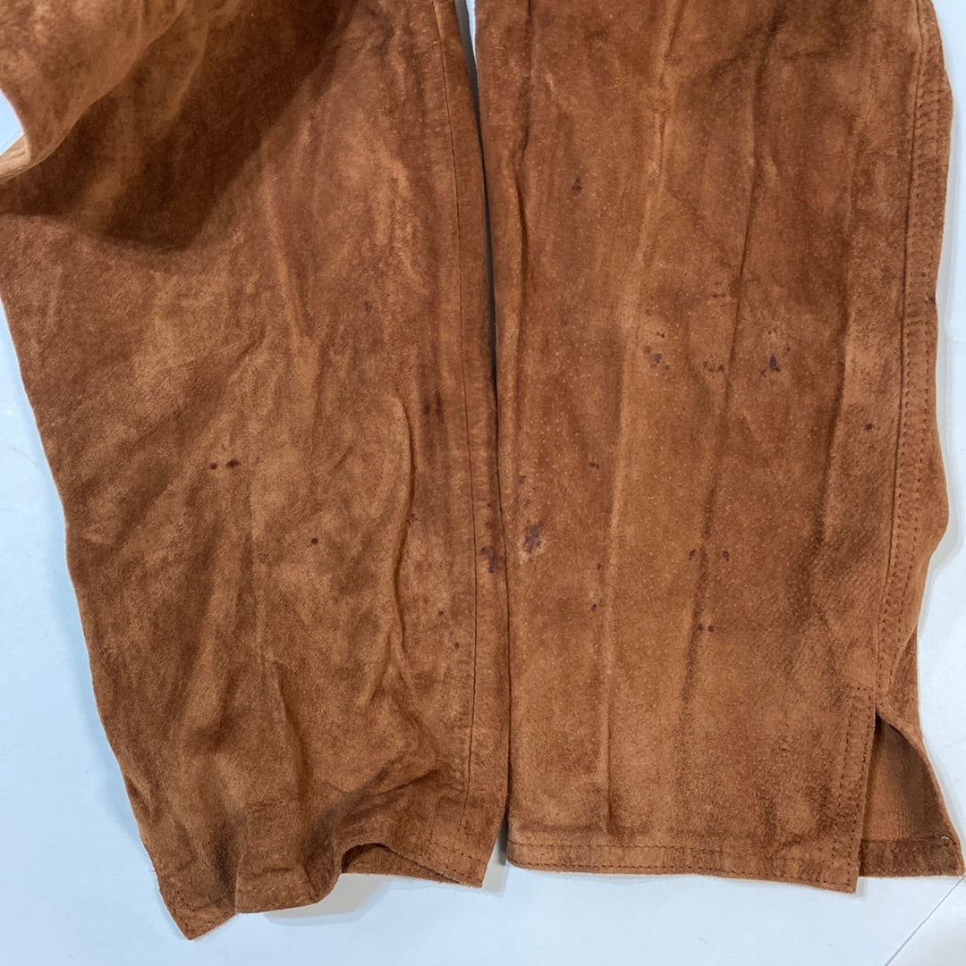 Dino’z Vintage Suede Women's Casual Pants Brown - Size Large