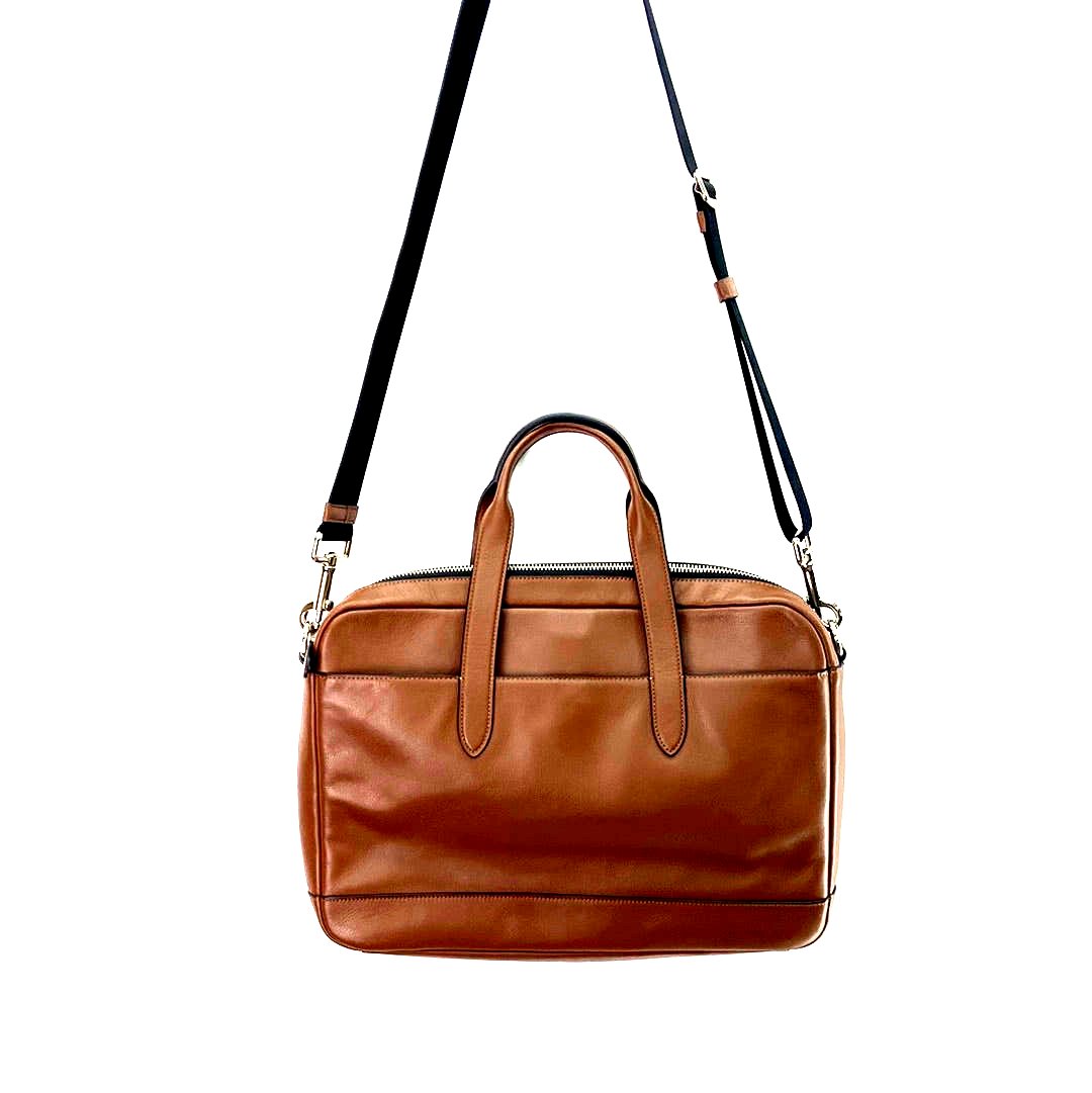 Coach F22529 Men’s Hamilton Bag In Saddle Leather Brown