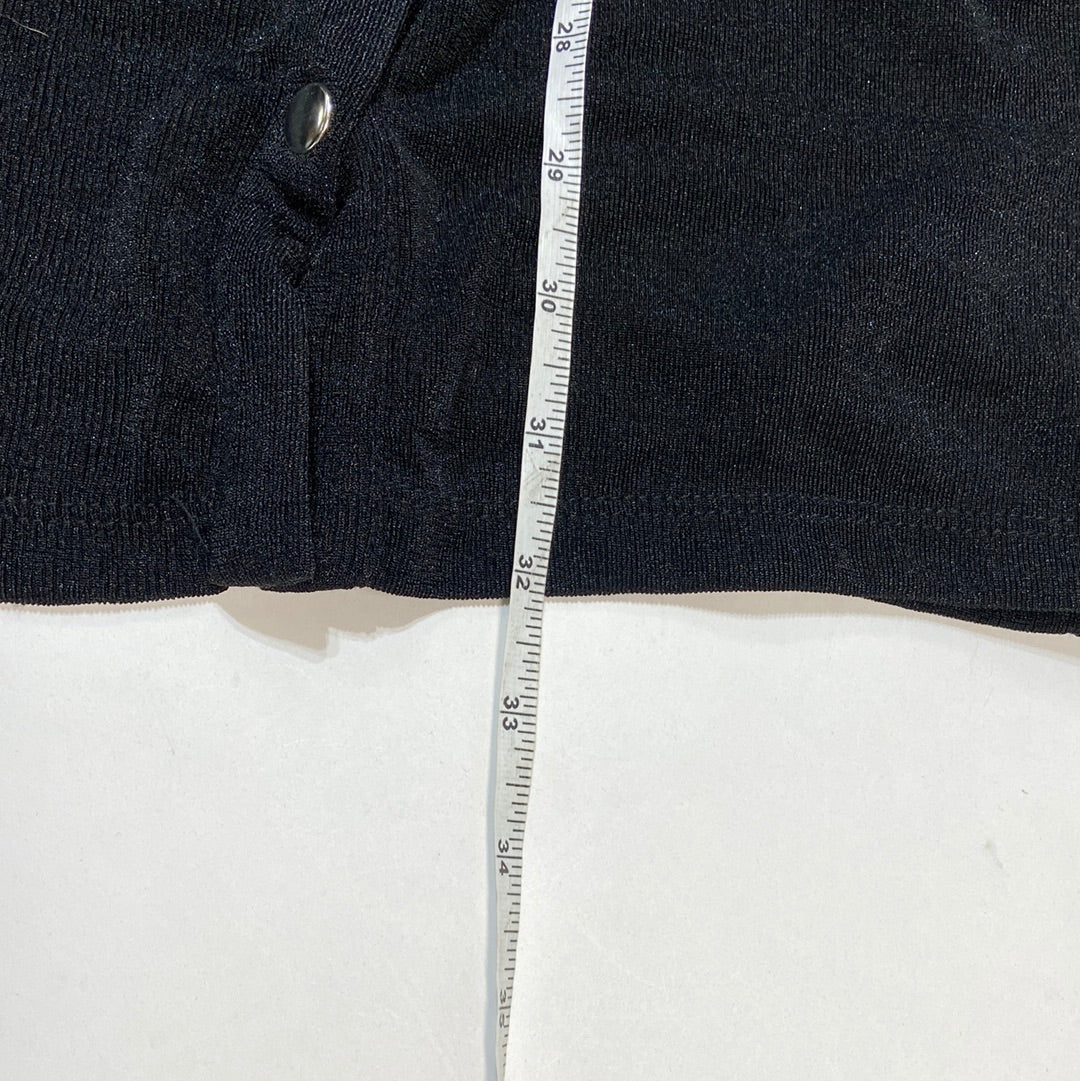 Princess Polly Elody Long Sleeve Women's Mini Dress Black - Size 6