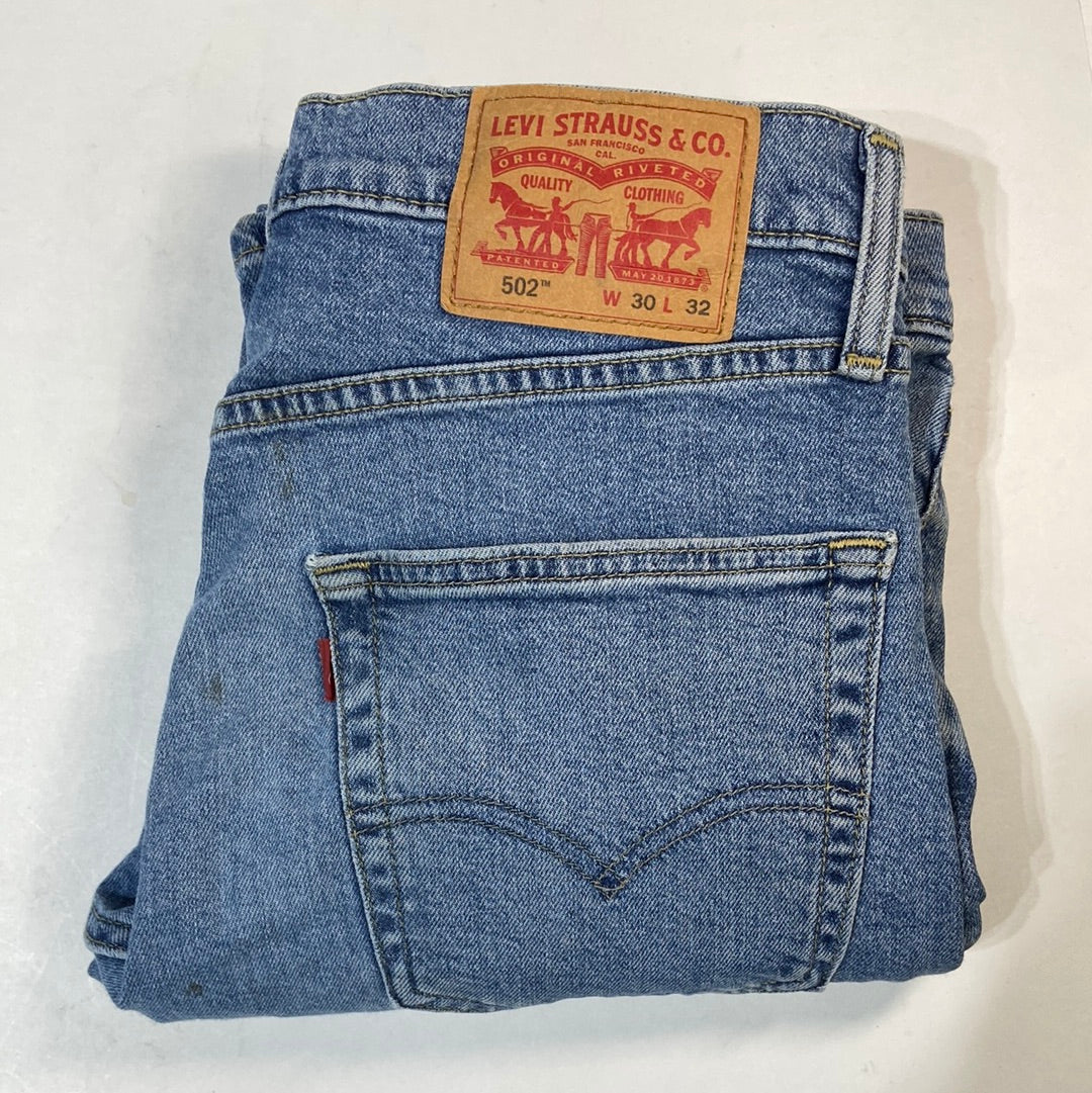 Levi’s 502 Regular Taper Denim Men's Jeans Blue - Size S