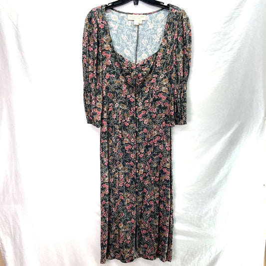 Saltwater Women's Luxe Floral Button Up Dress - Size S