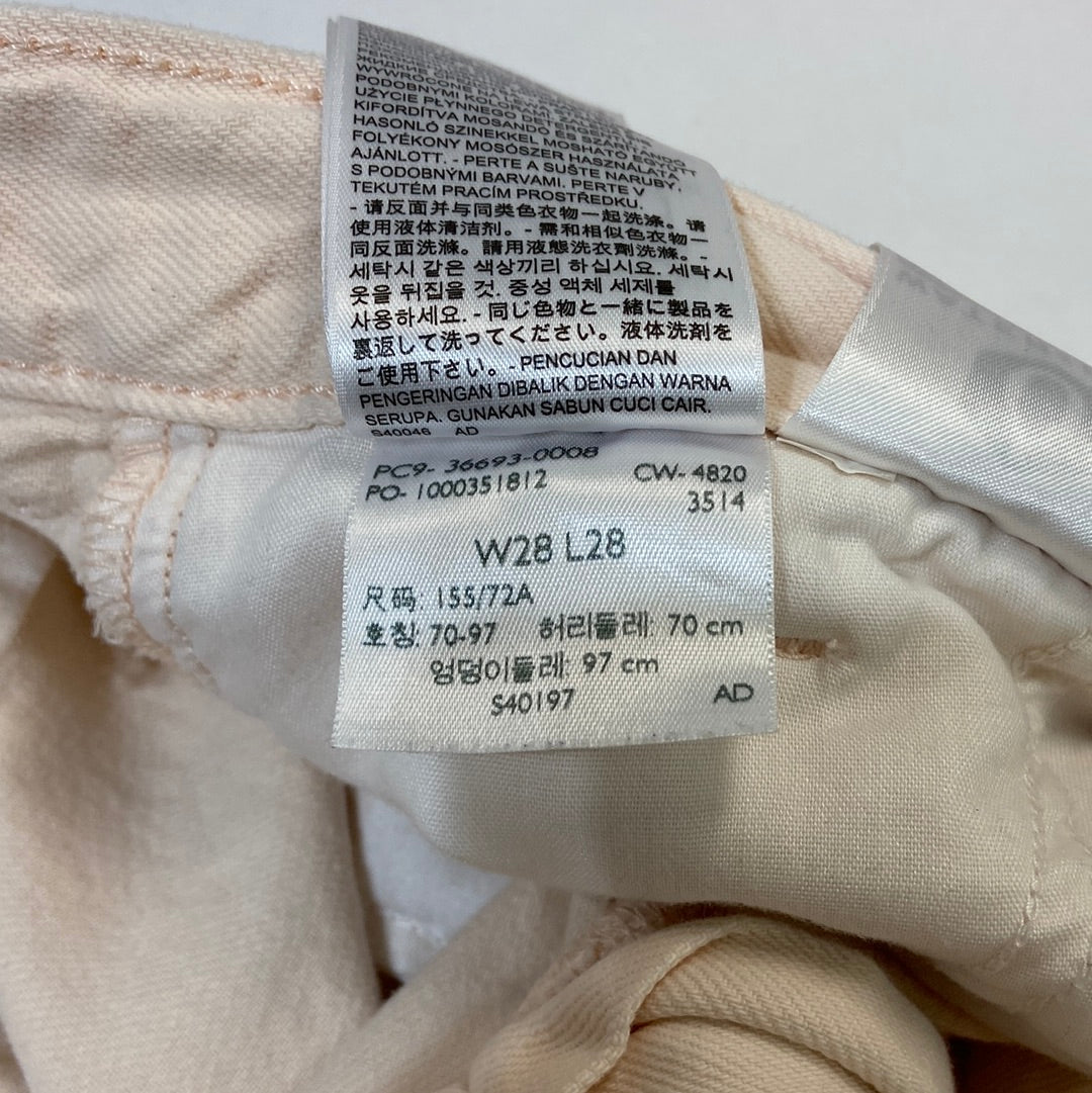 Levi's Women's Cargo Pants Pink - Size 28