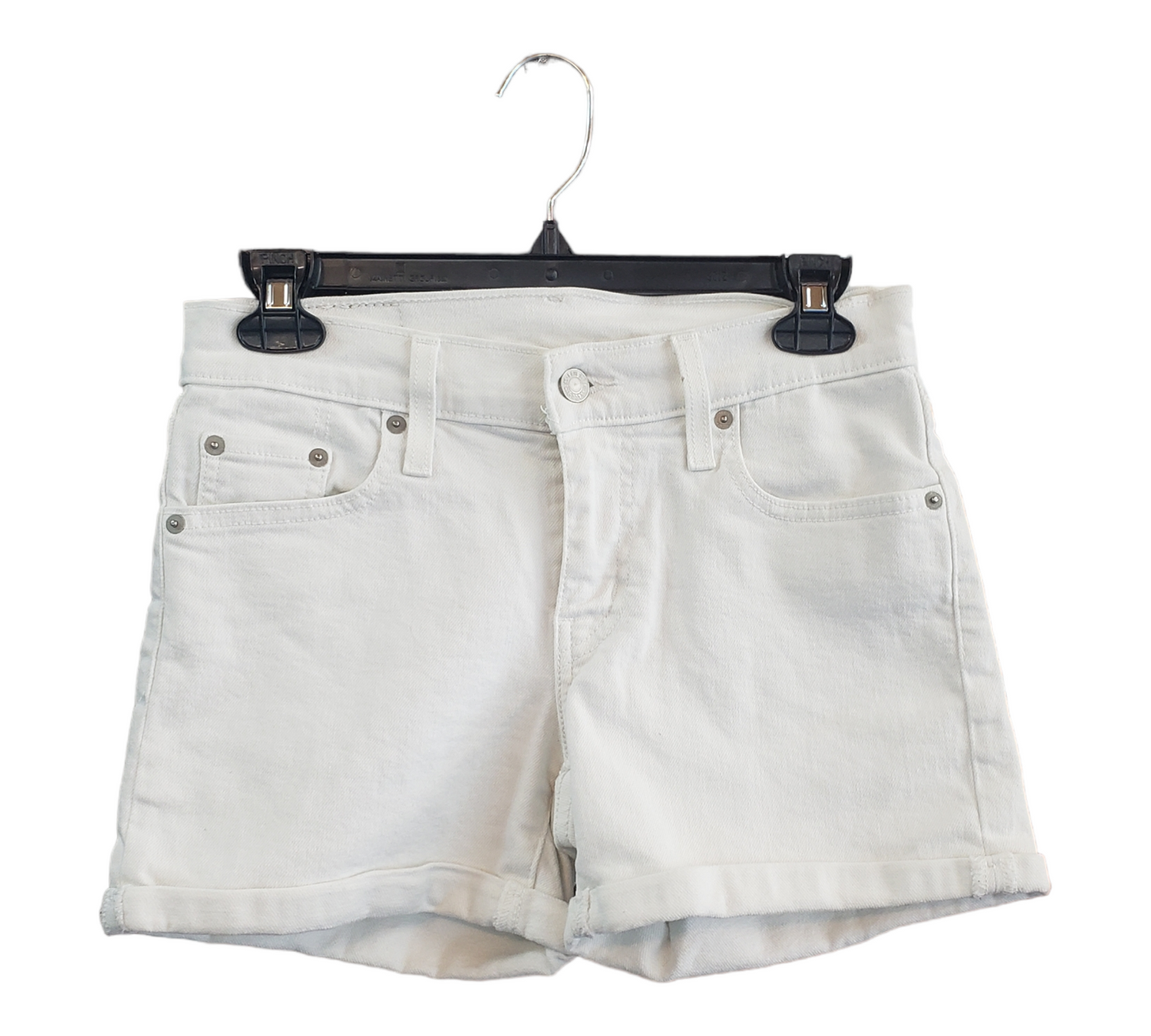 Levi's Women's High Rise Denim Shorts White - Size 26