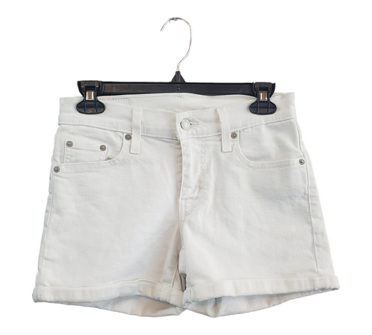 Levi's Women's High Rise Denim Shorts White - Size 26