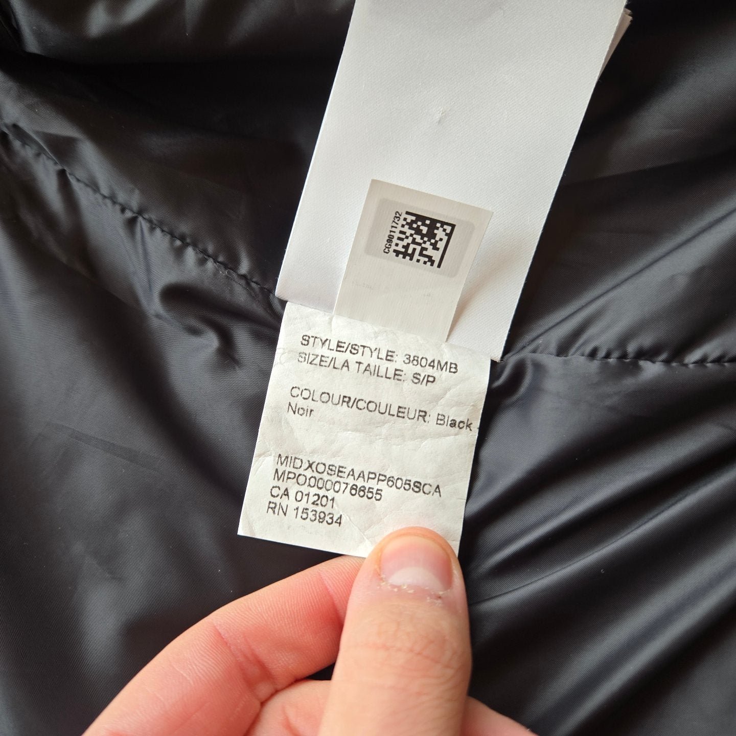 Canada Goose Artic Program Macmillan Parka Jacket Black - Size Small