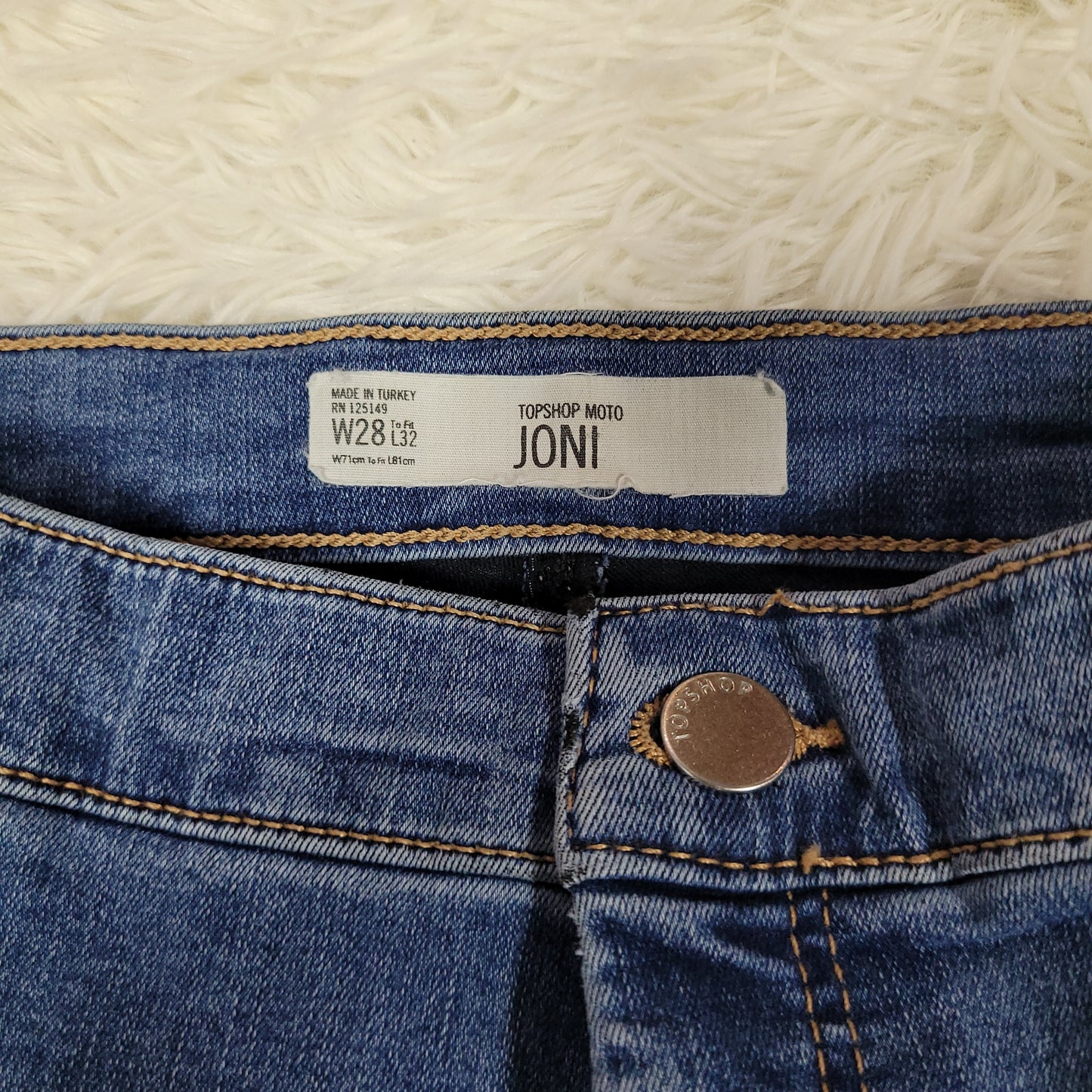Topshop "Joni" High Rise Skinny Women's Jeans - Size 28 x 32