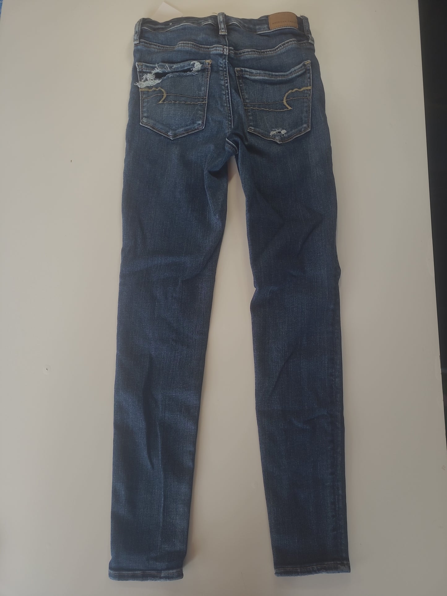 American Eagle Hi-Rise Jegging Dark Washed - 4 Reg