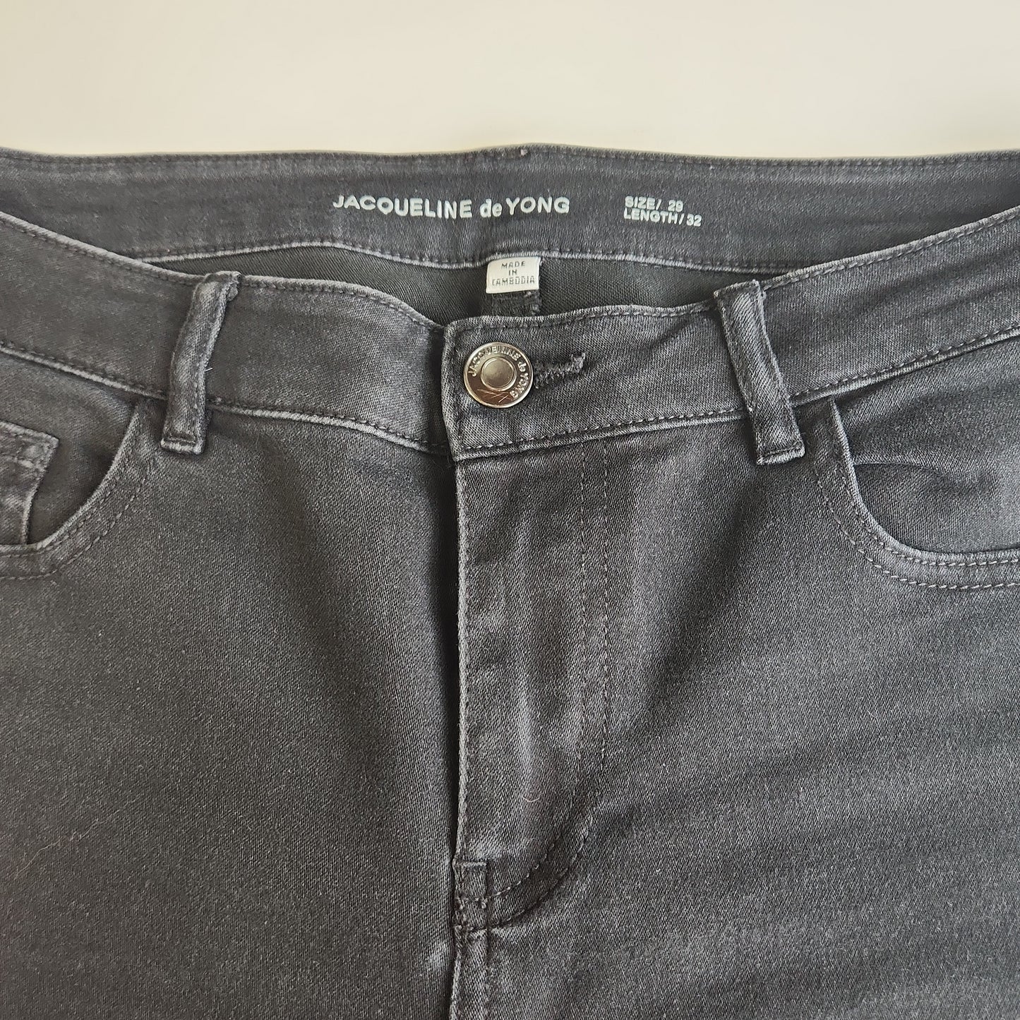 Jacquelin De Yong Skinny Jeans Dark Washed - 29