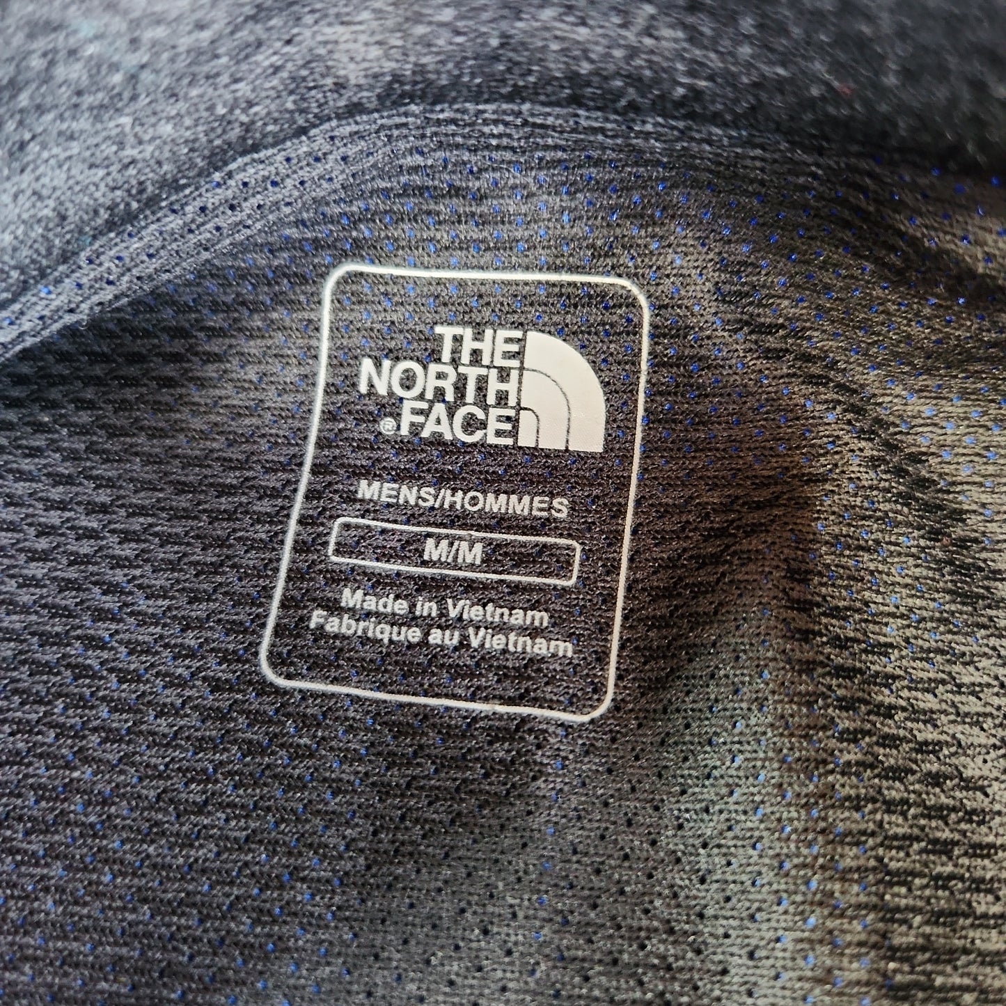 The North Face Zip Up Windbreaker Blue/Black - Medium