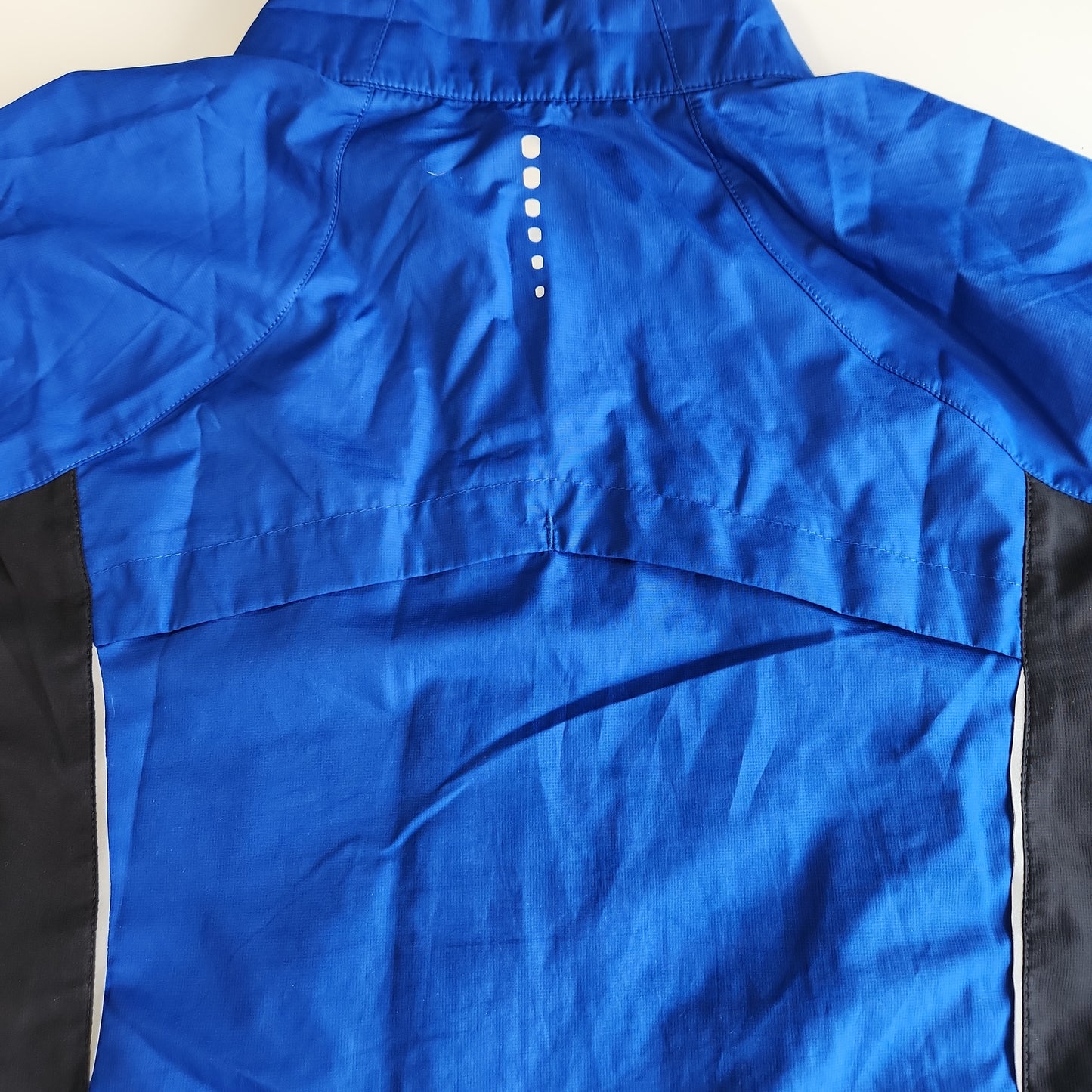 The North Face Zip Up Windbreaker Blue/Black - Medium