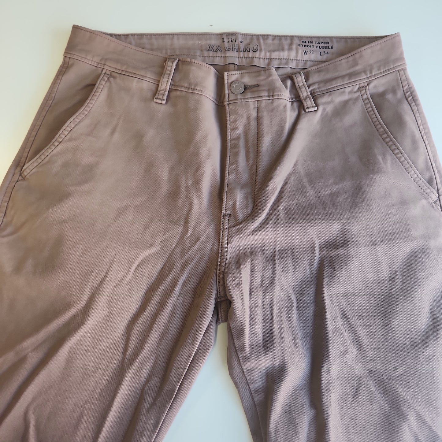 Levi's XX Slim Taper Chino Pants Brown - 32 x 34