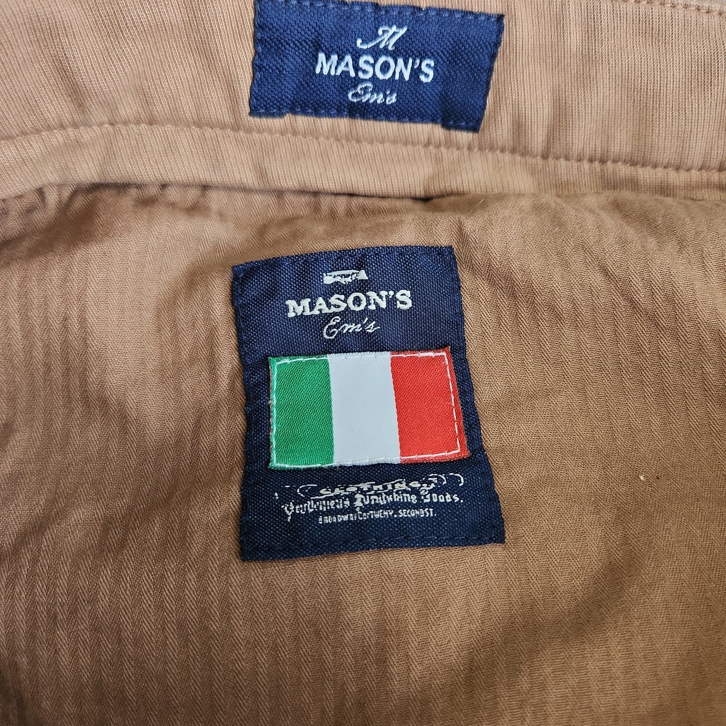 Mason's Em's Chino Pants Brown - 34 x 32