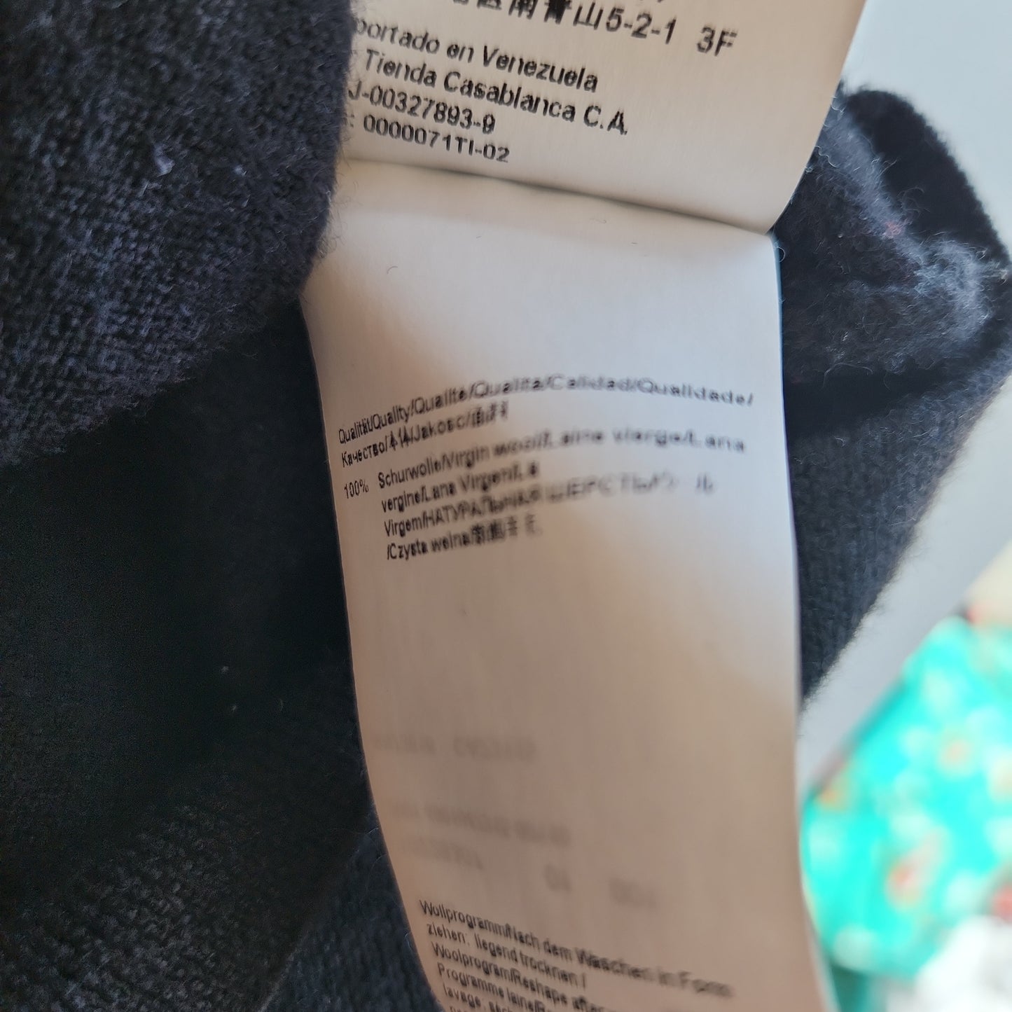 Hugo Boss Black Wool Sweater Black - Large