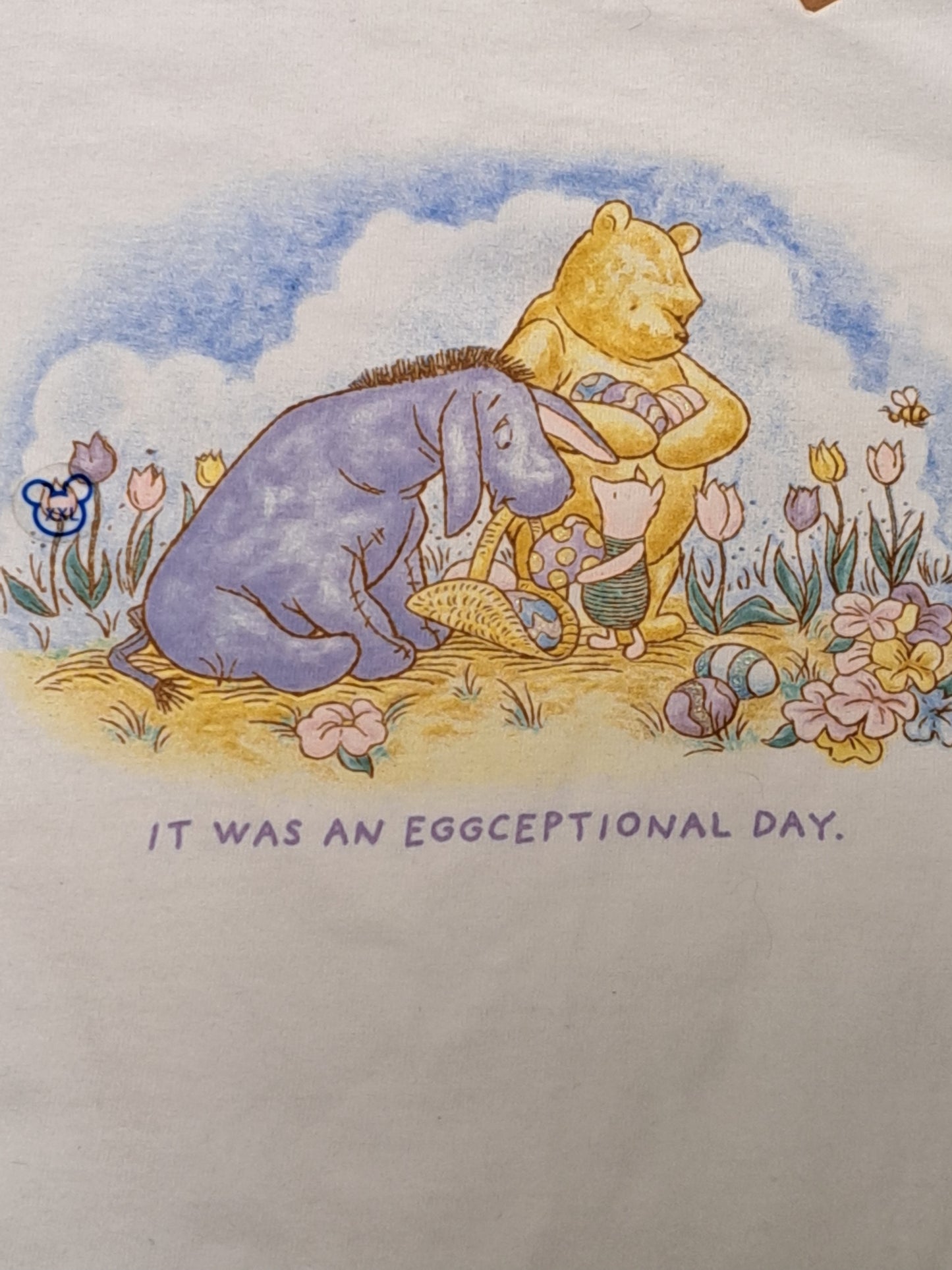 Vintage Disney Winnie The Pooh Single Stitch T-Shirt White - XXL