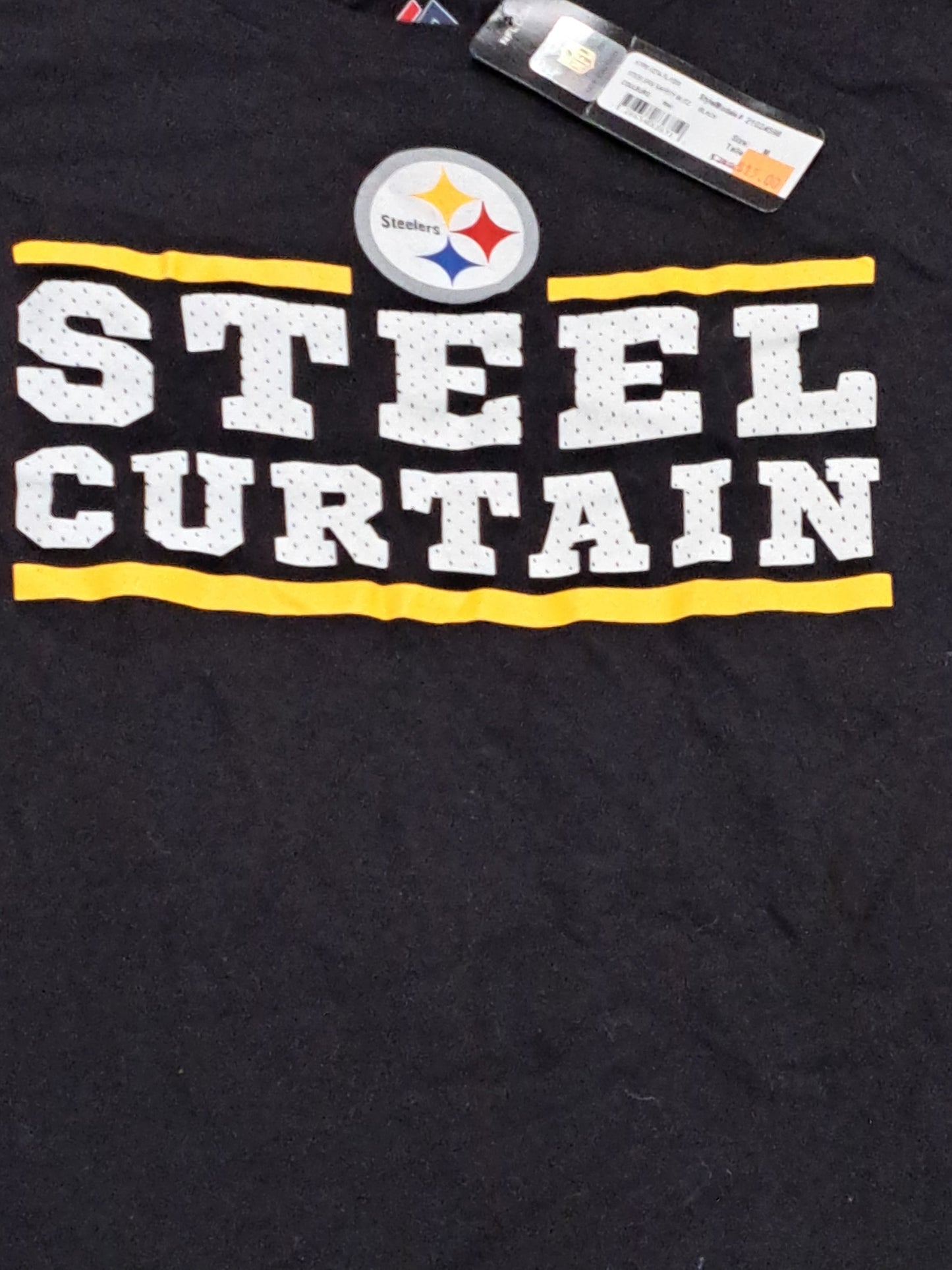 NFL Steelers Men's Tee Black - Size Medium