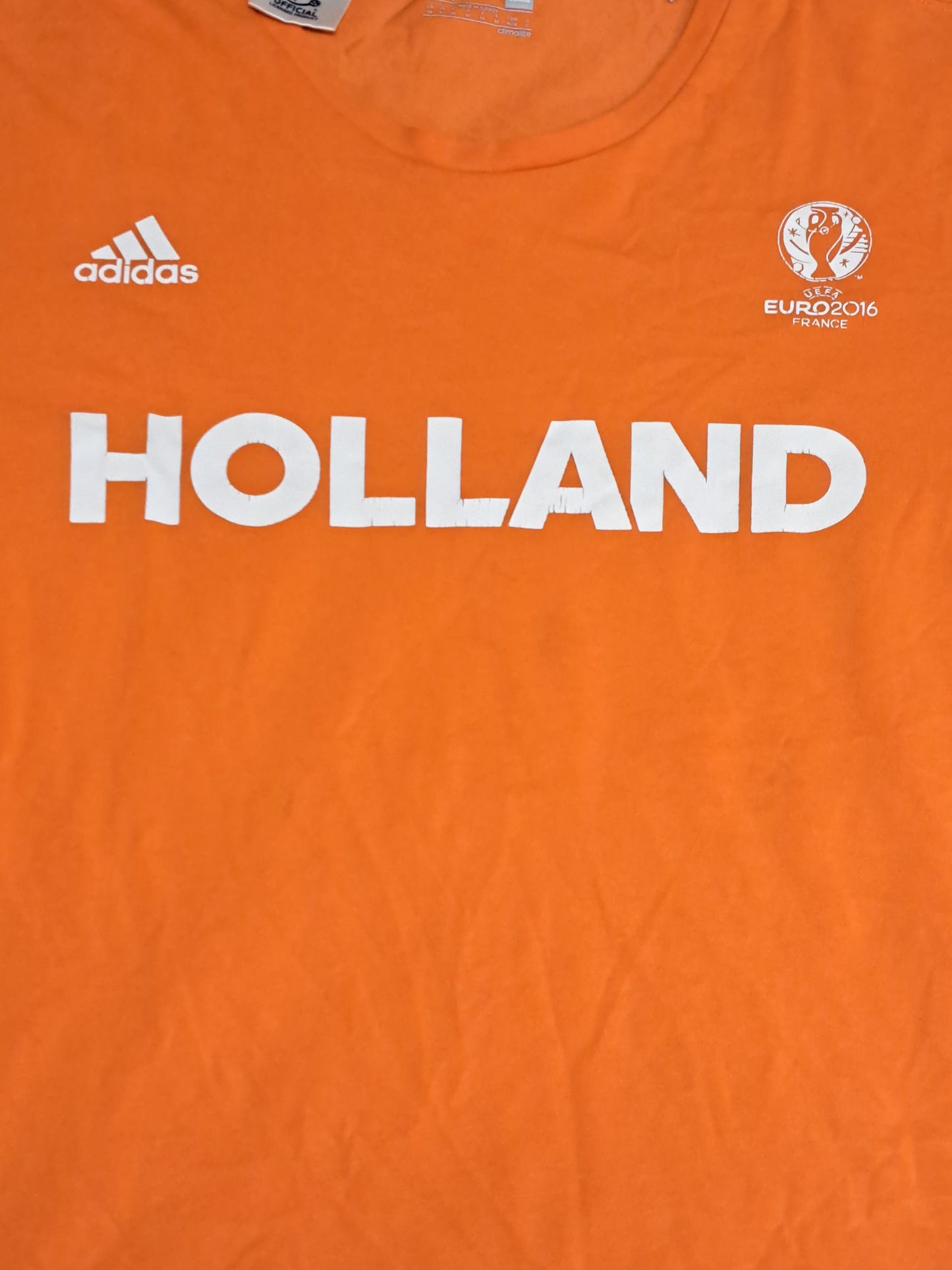 Adidas Euroworld 2014 Holland Soccer Men's Shirt Orange - Size Medium