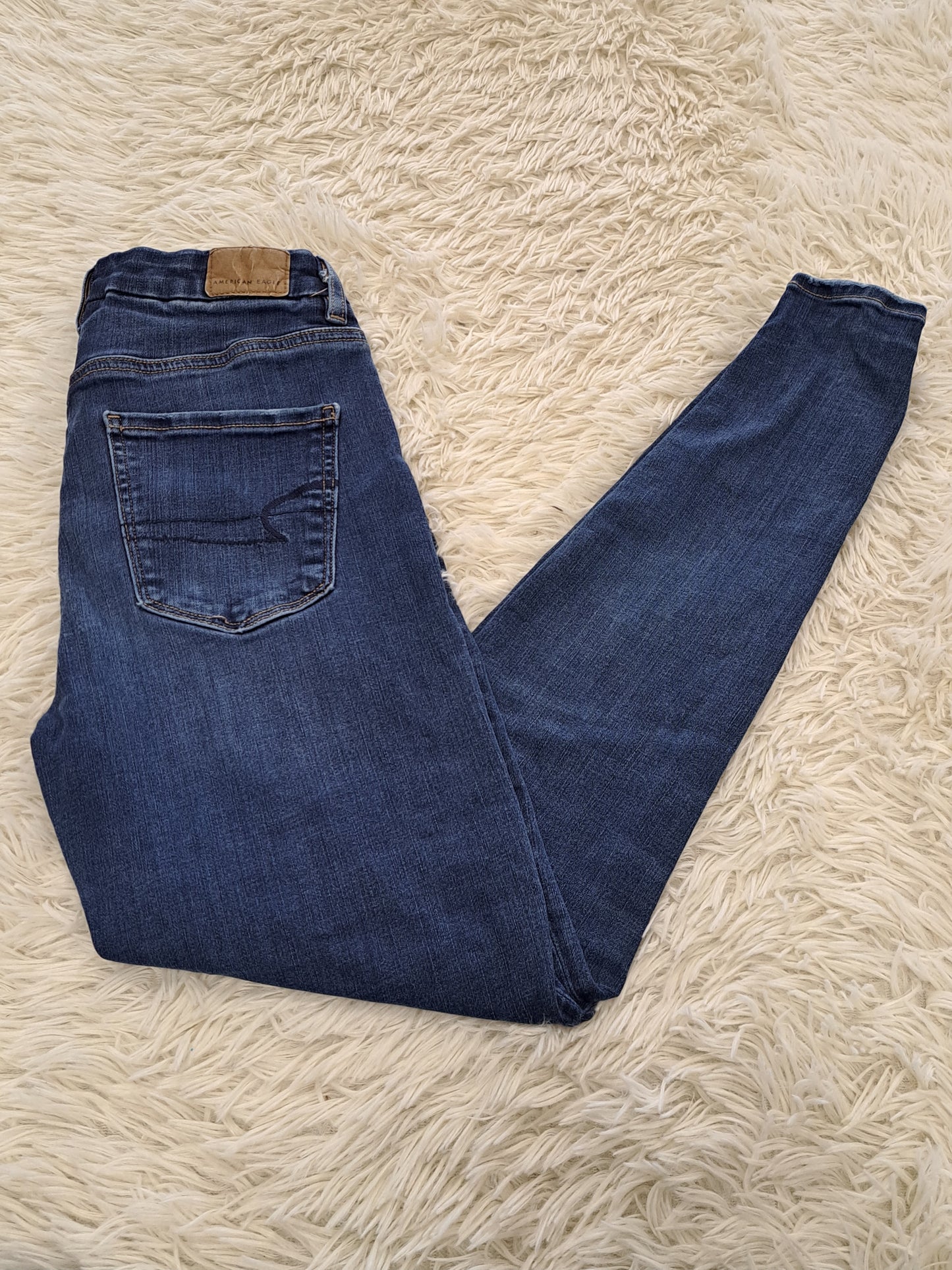 American Eagle Curvy Hi-Rise Jegging Medium Washed - 2