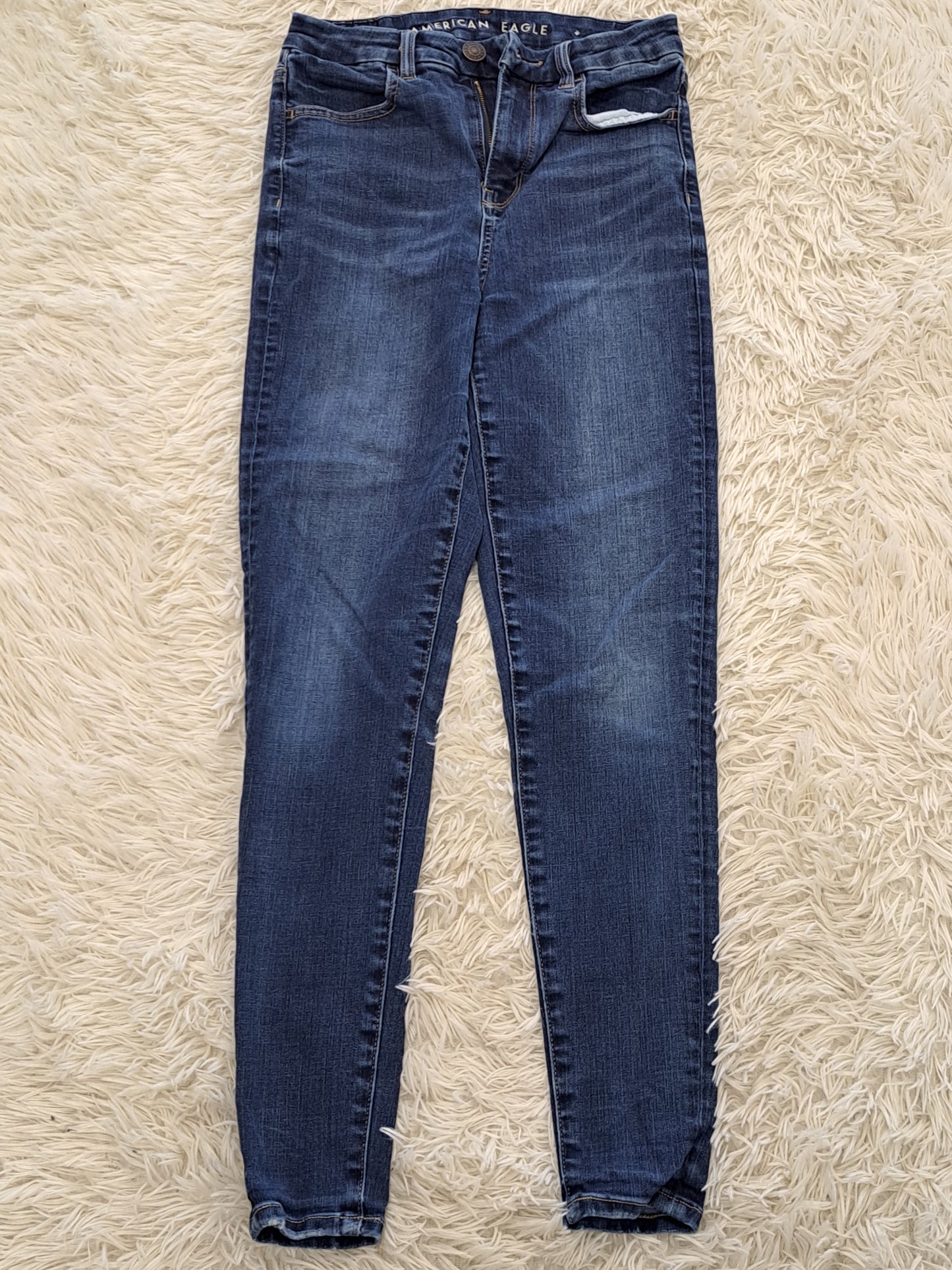 American Eagle Curvy Hi-Rise Jegging Medium Washed - 2
