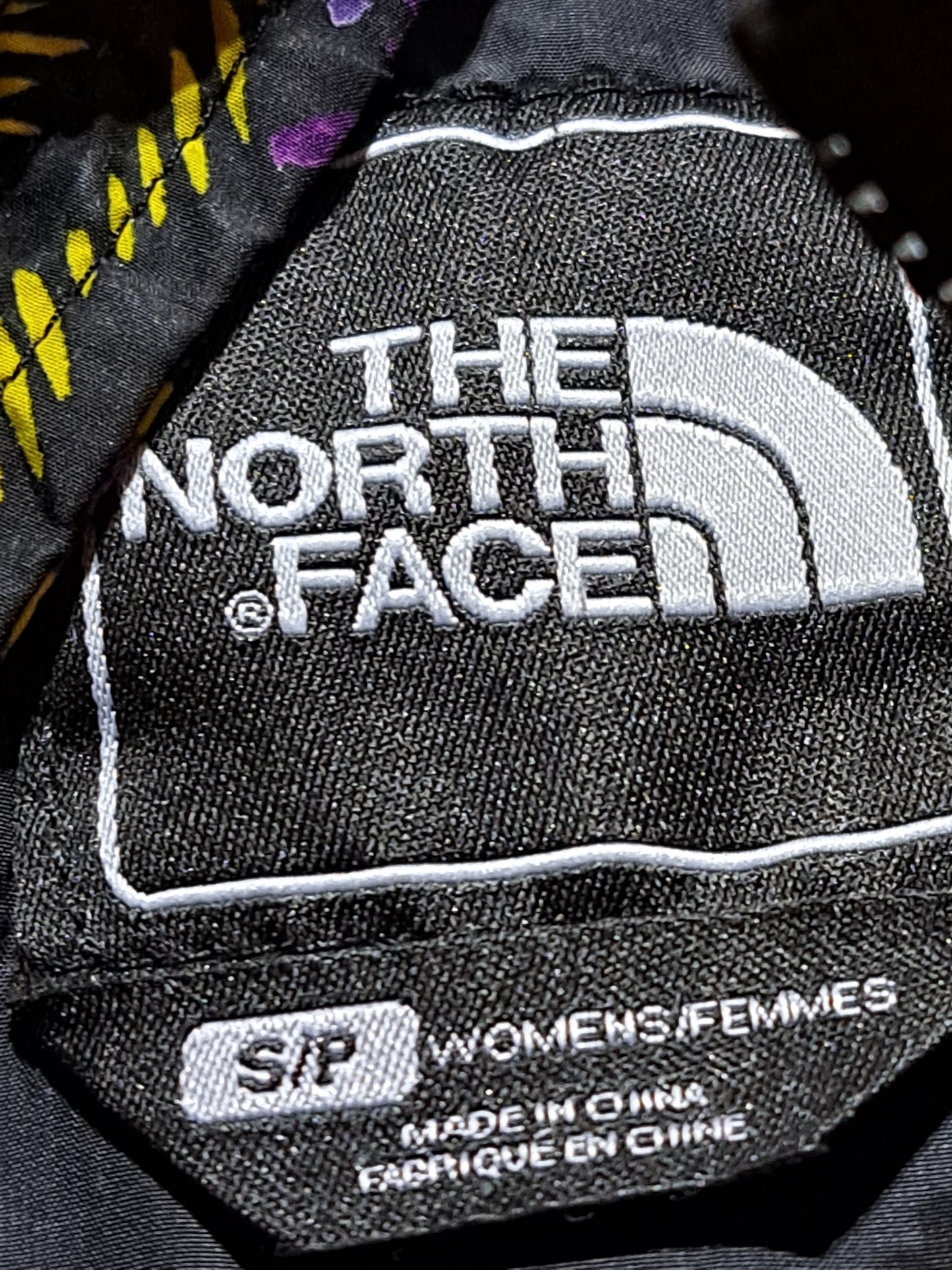 The North Face zip puffer jacket - small