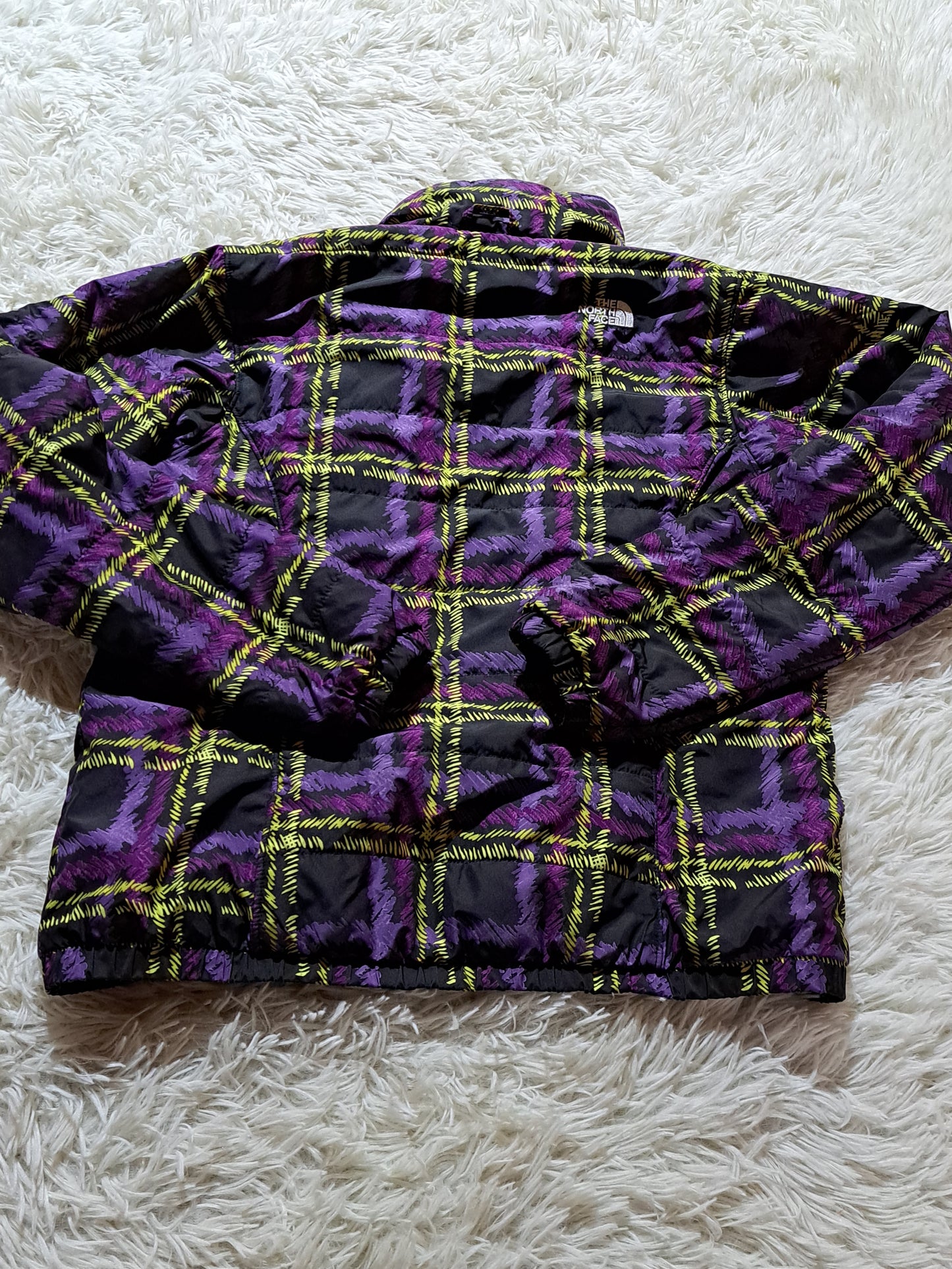 The North Face zip puffer jacket - small