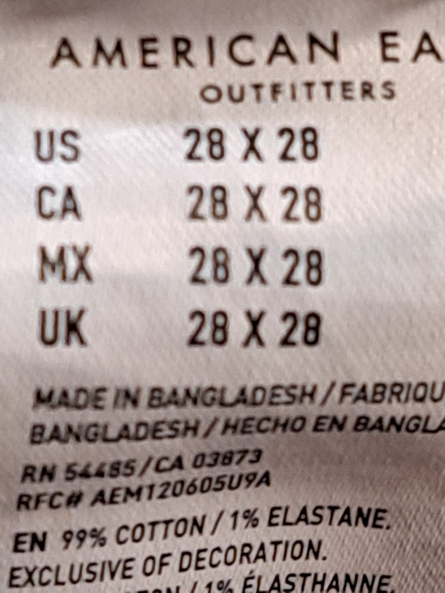 American Eagle skinny jeans - 28 × 28