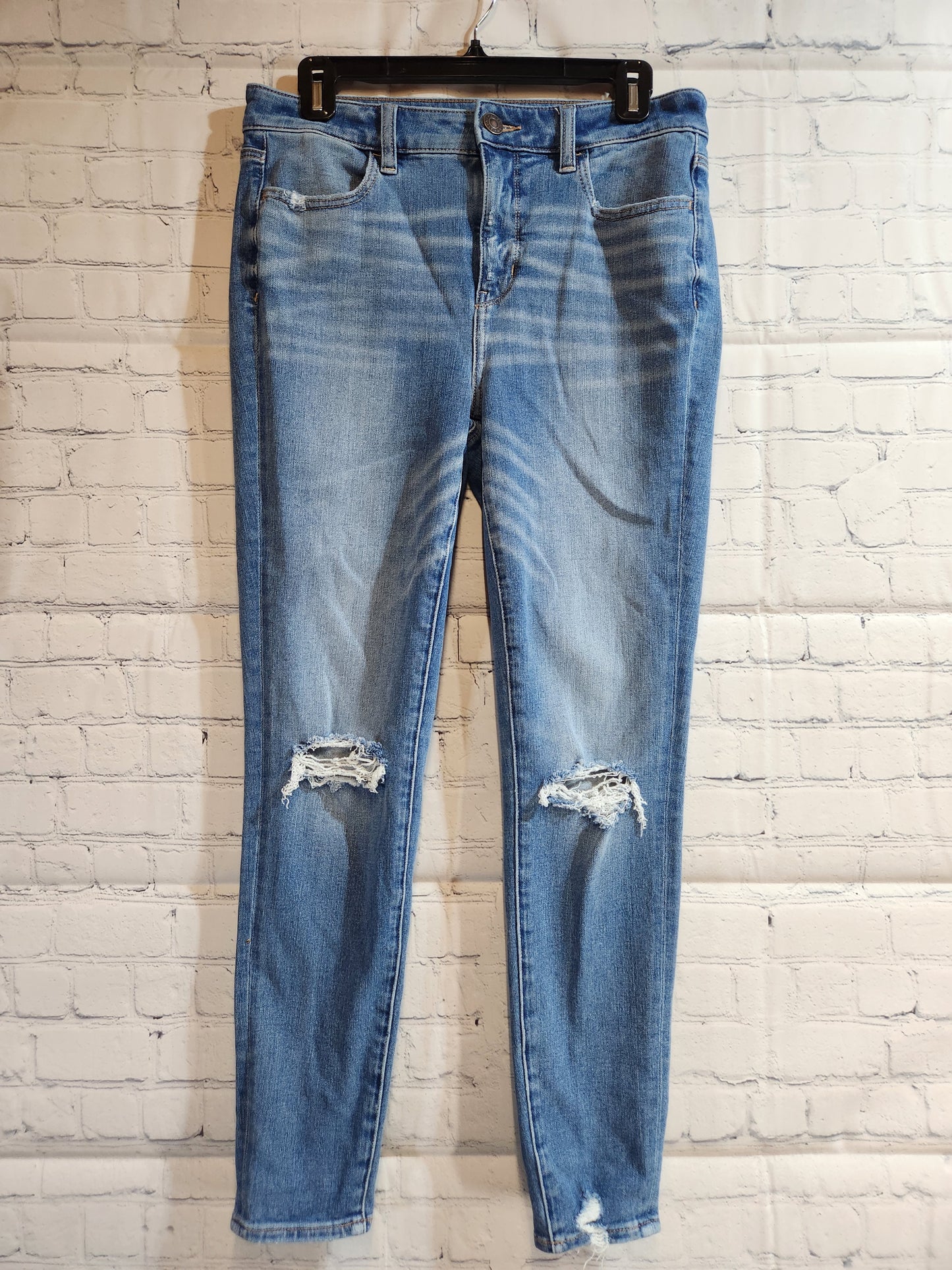 American Eagle Hi-Rise Jegging Light Washed - 8