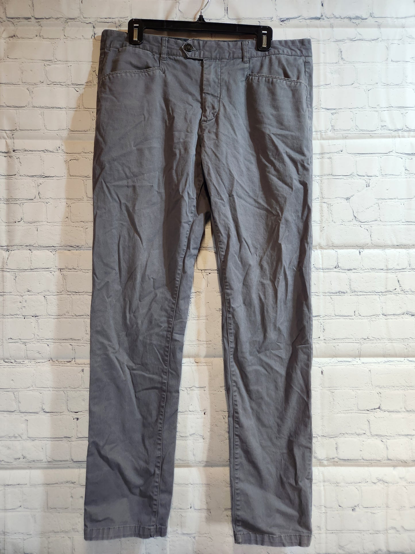 RW&CO. Men's grey slimfit chinos - 33x33