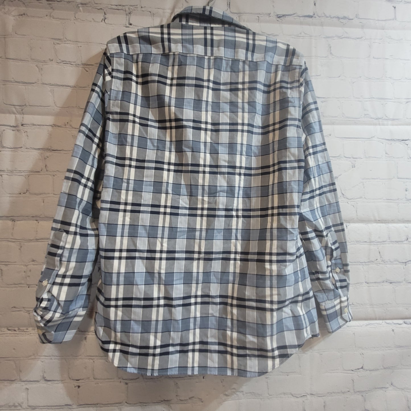 Banana Republic Tailored Slim Flit Shirt Blue - Small