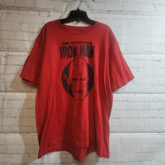 Marvel Iron Man Disney Men's Tee Red - Size Large