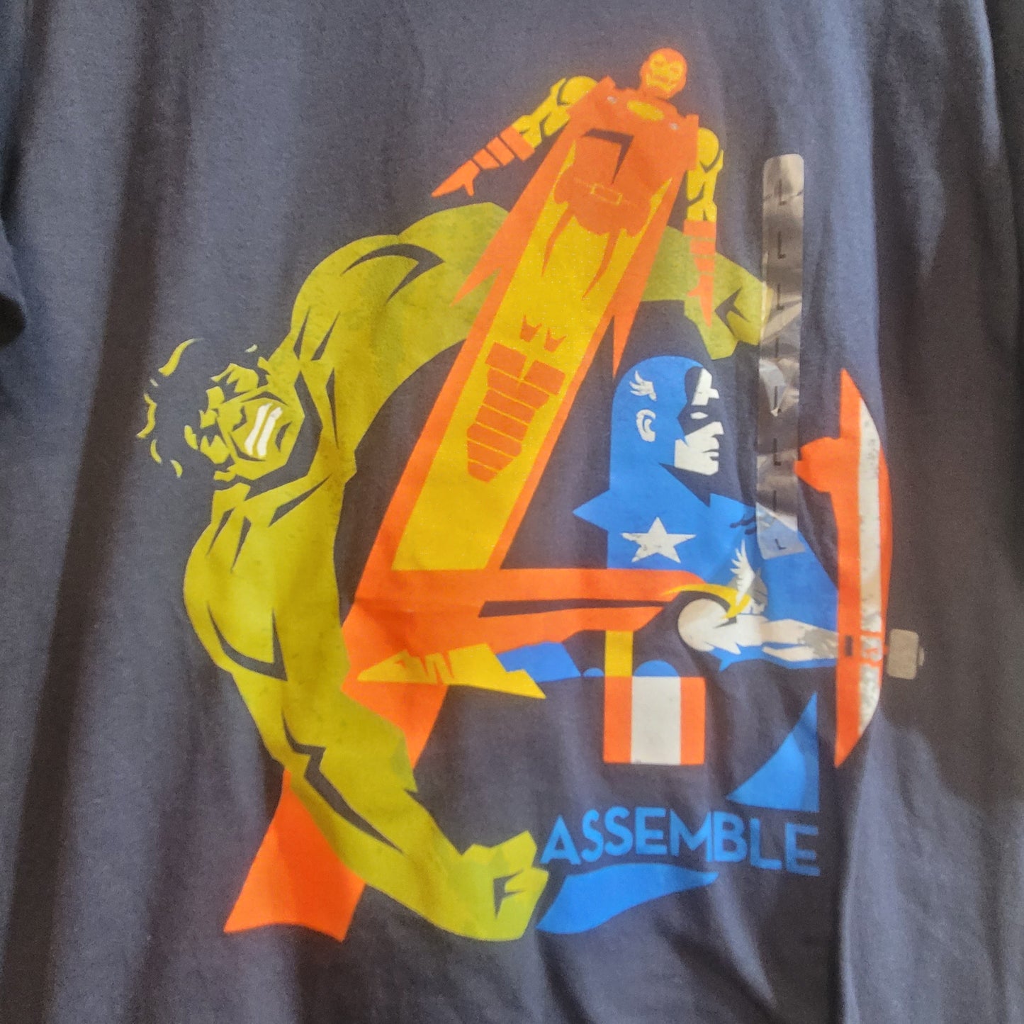 Marvel Avengers Tee Blue - Large