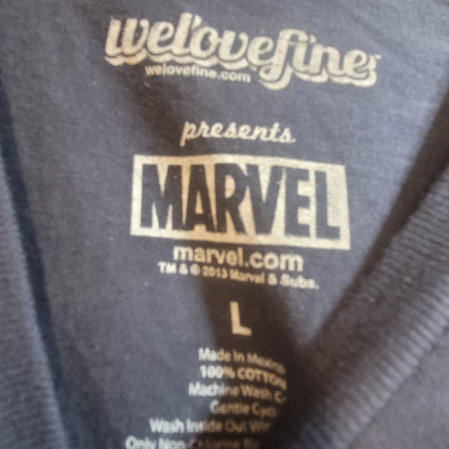 Marvel Avengers Tee Blue - Large