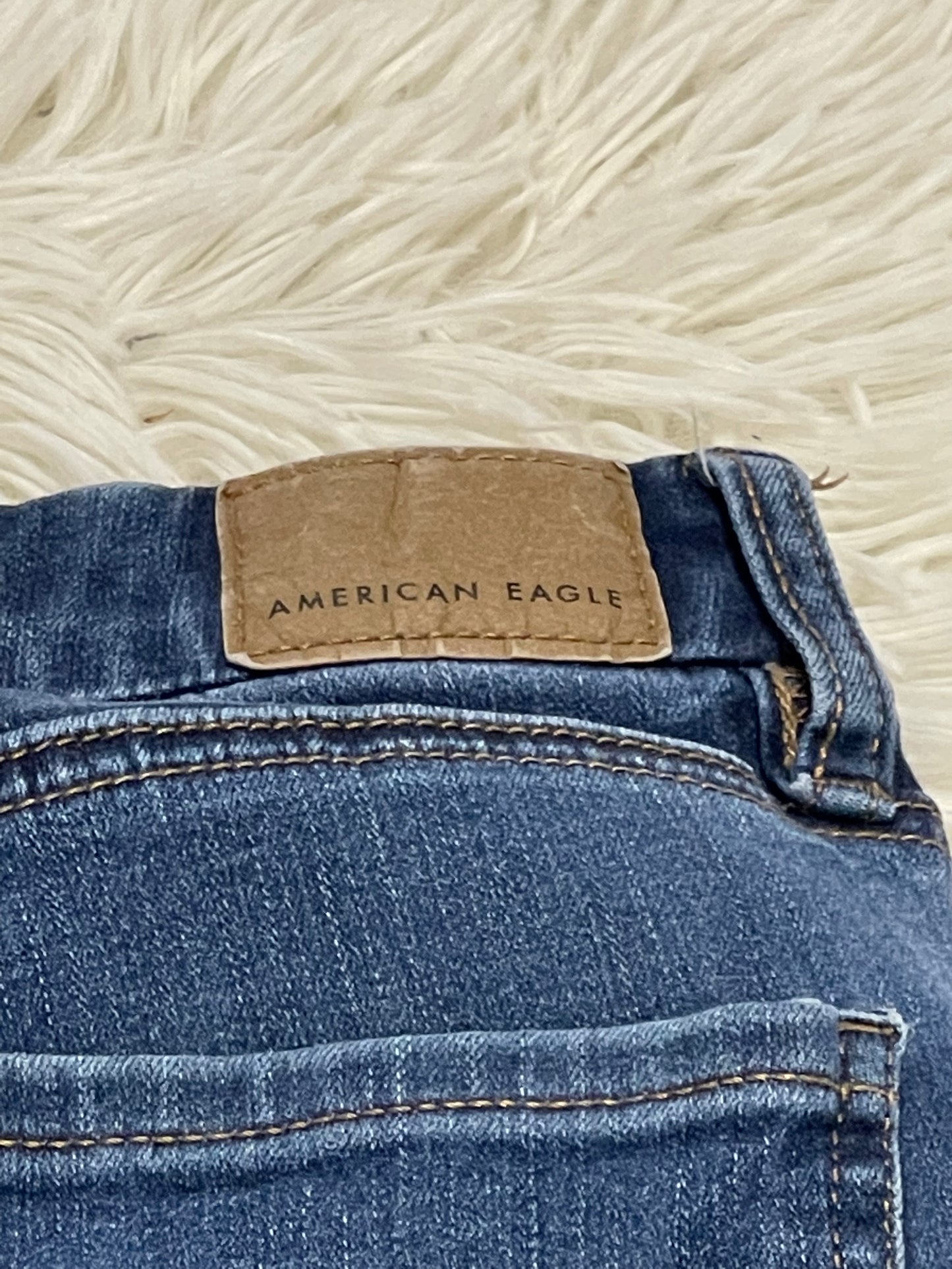 American Eagle Curvy Super Hi-Rise Jeggings Medium Washed - 2