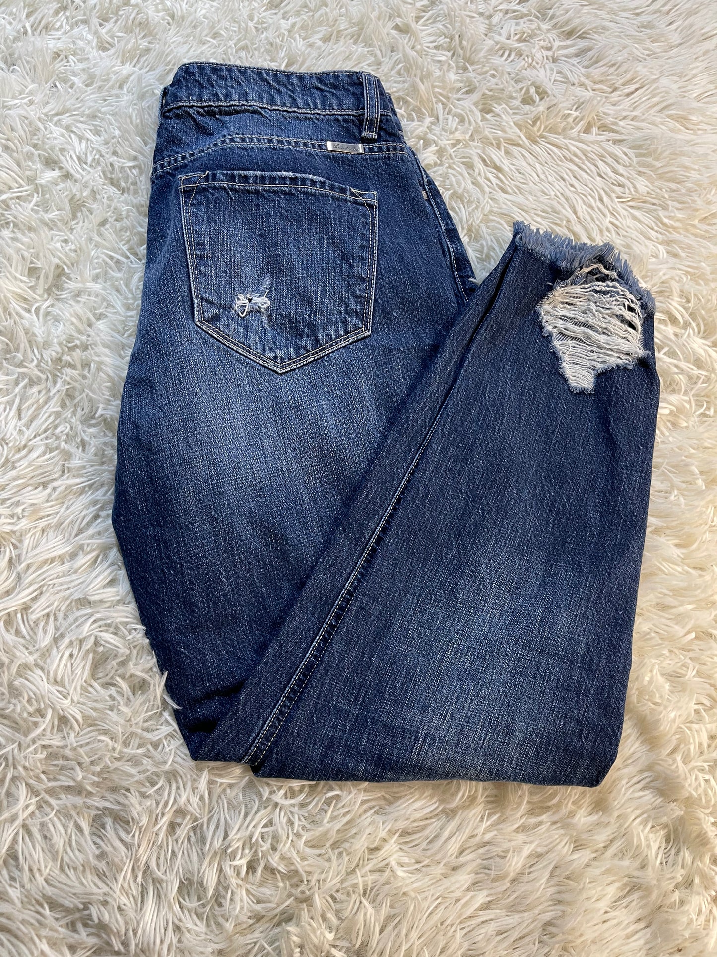 KanCan Women's Hi-Rise Jeans Blue - 28 x 28