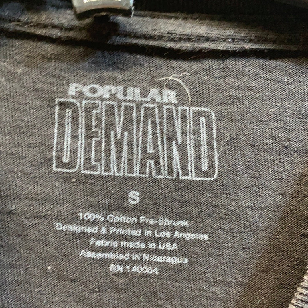 Popular Demand Takeout Graphic Women's T-Shirt Black - Size Small
