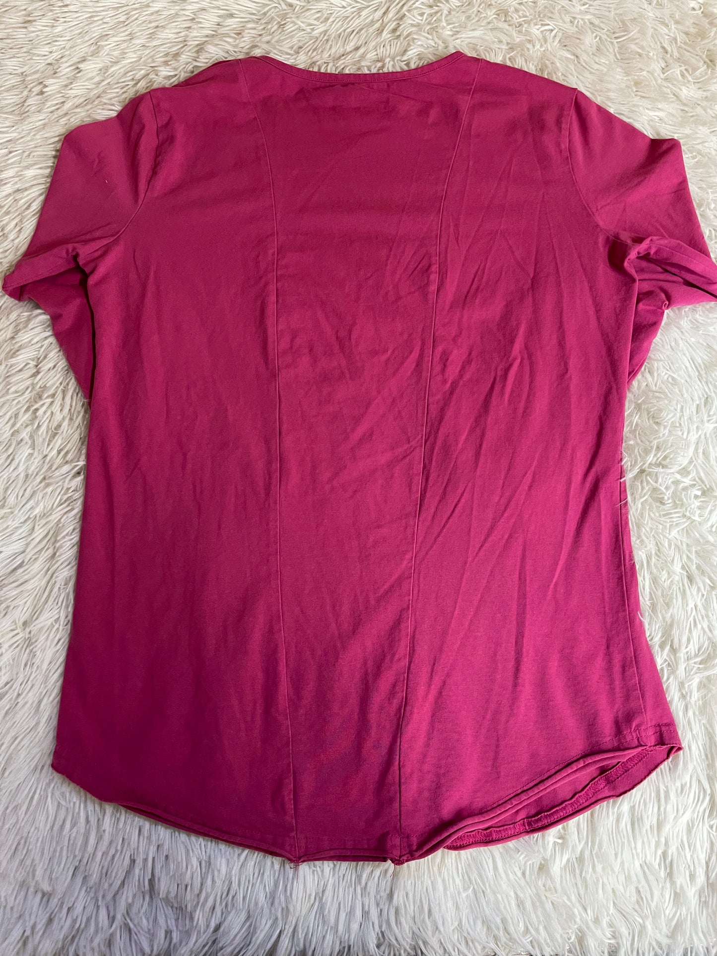 Alphalete Men's Long Sleeve Top Pink - Size Small