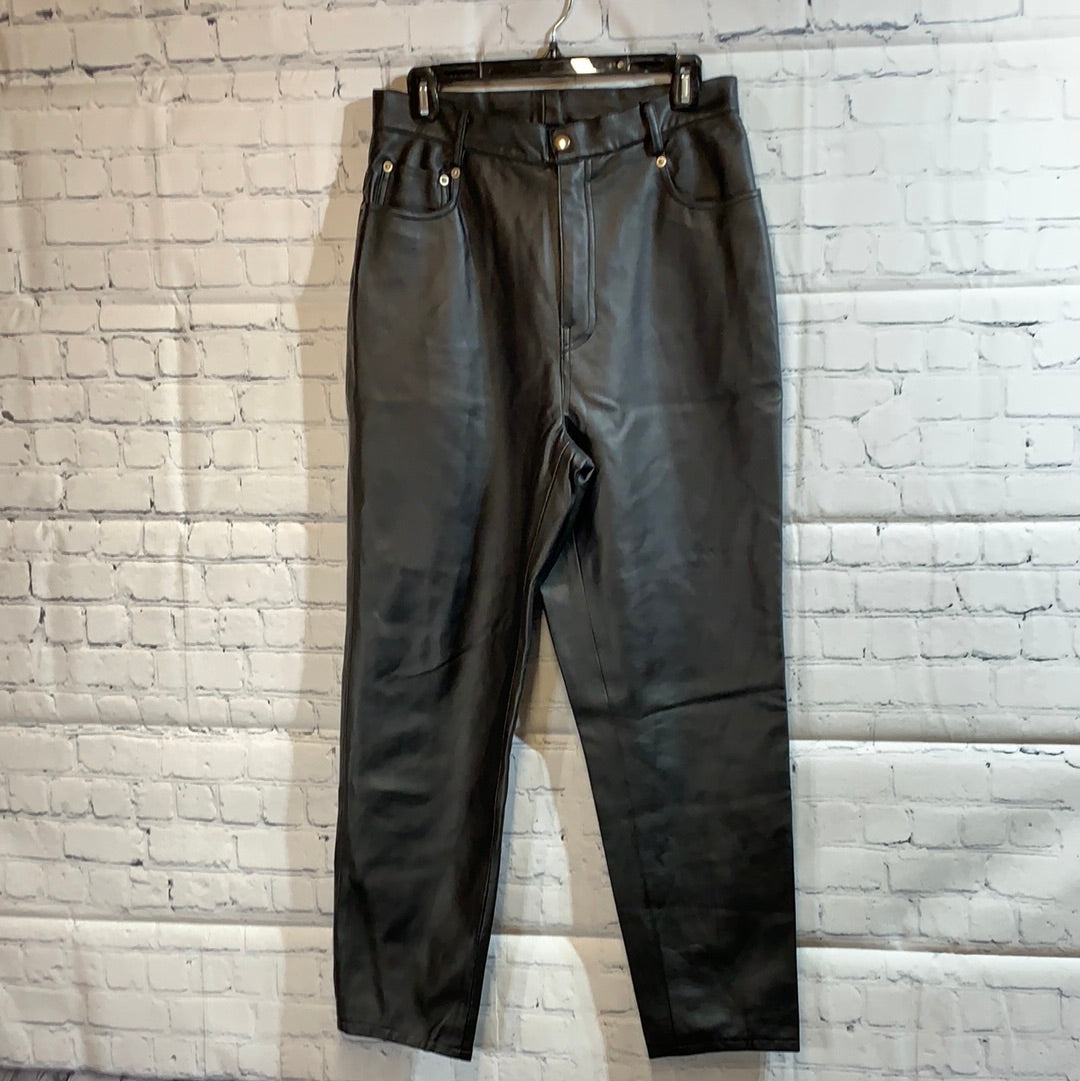 BB Dakota Women’s faux leather high rise pants - 14