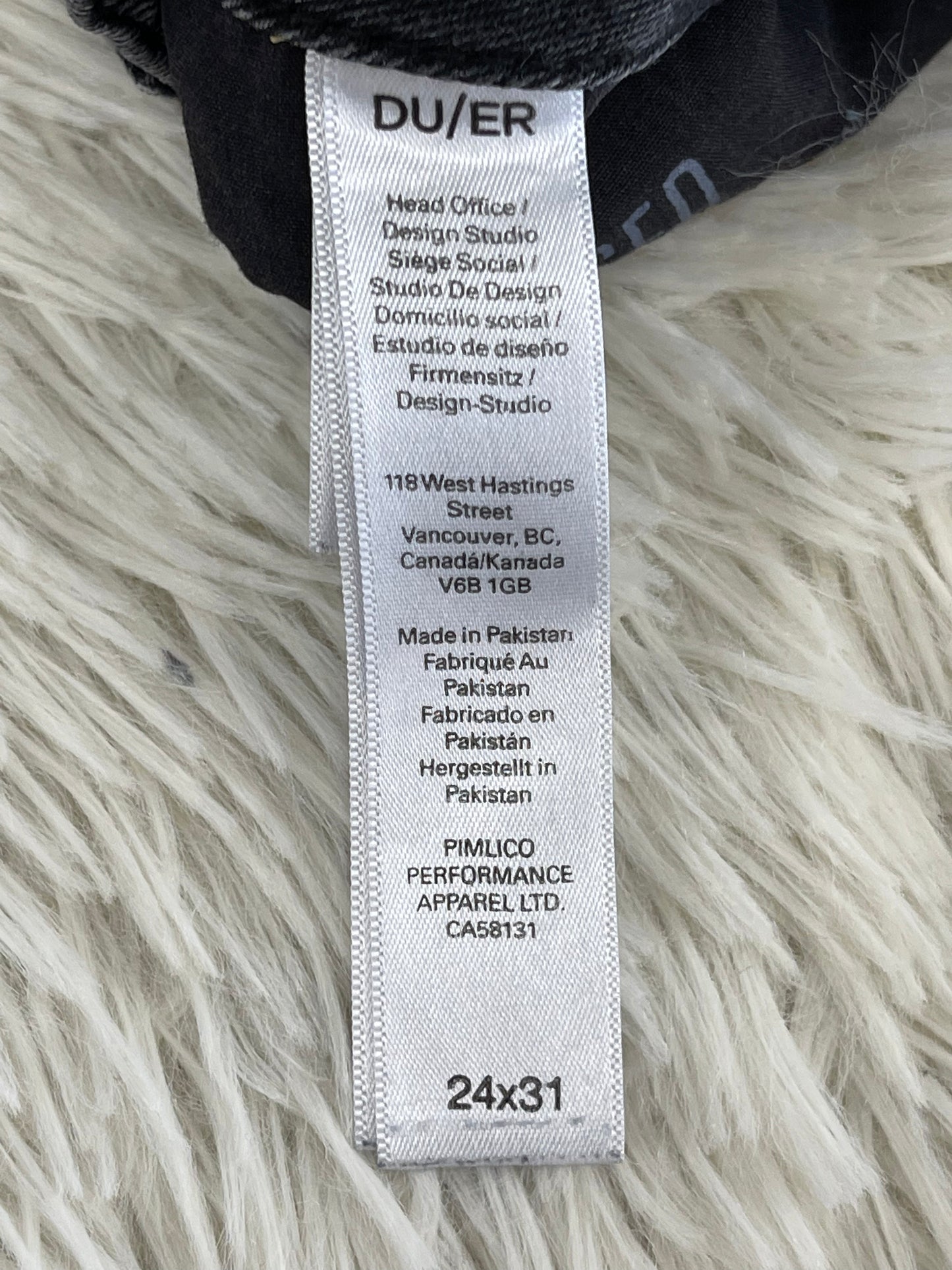 DU/ER high rise Skinny Jeans - 24 X 31