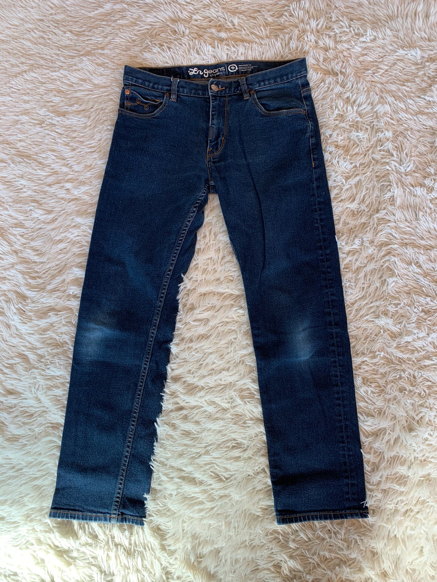 LRG Straight Fit Jeans Blue - 34 x 28