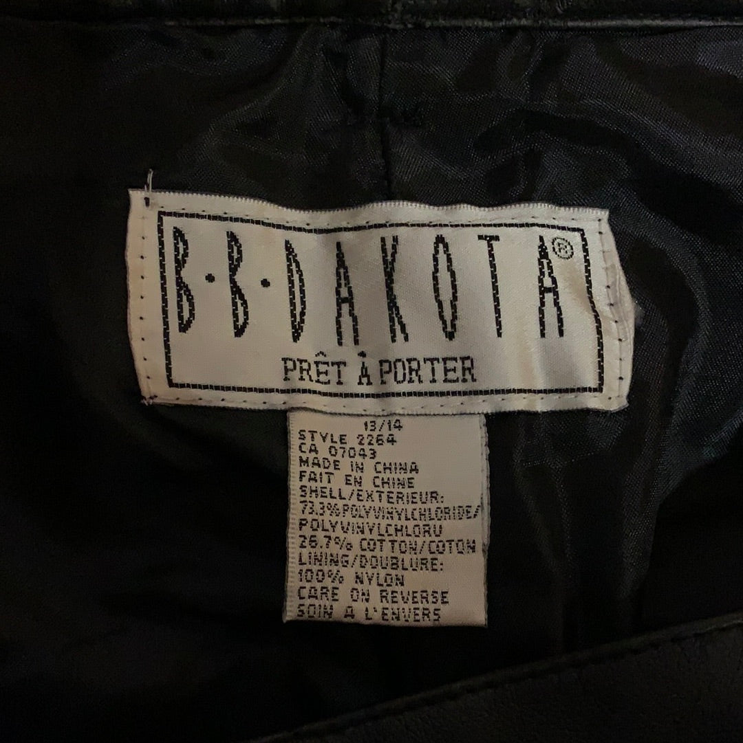 BB Dakota Women’s faux leather high rise pants - 14
