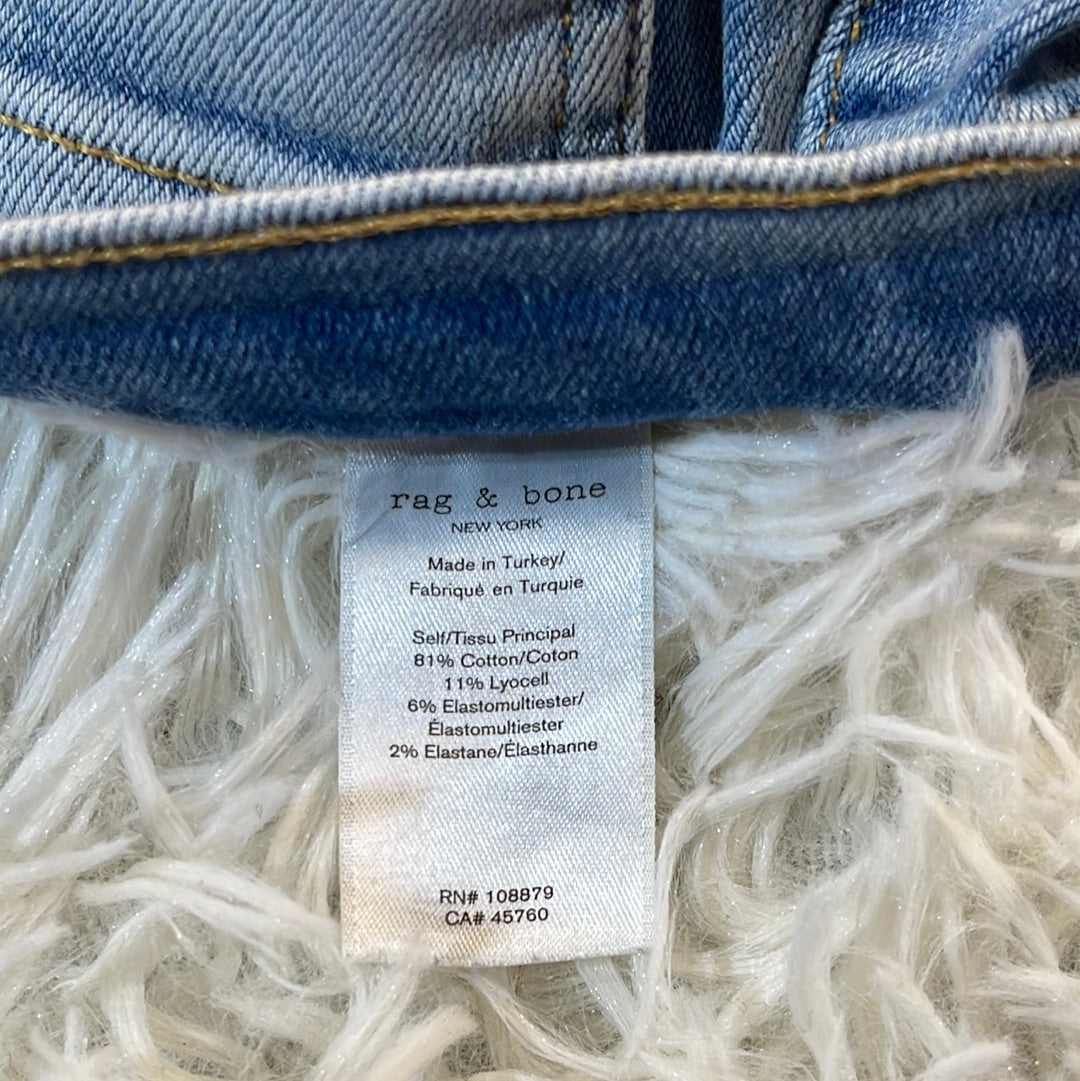 Rag & Bone New York High Rise Ankle Skinny Jeans - 24