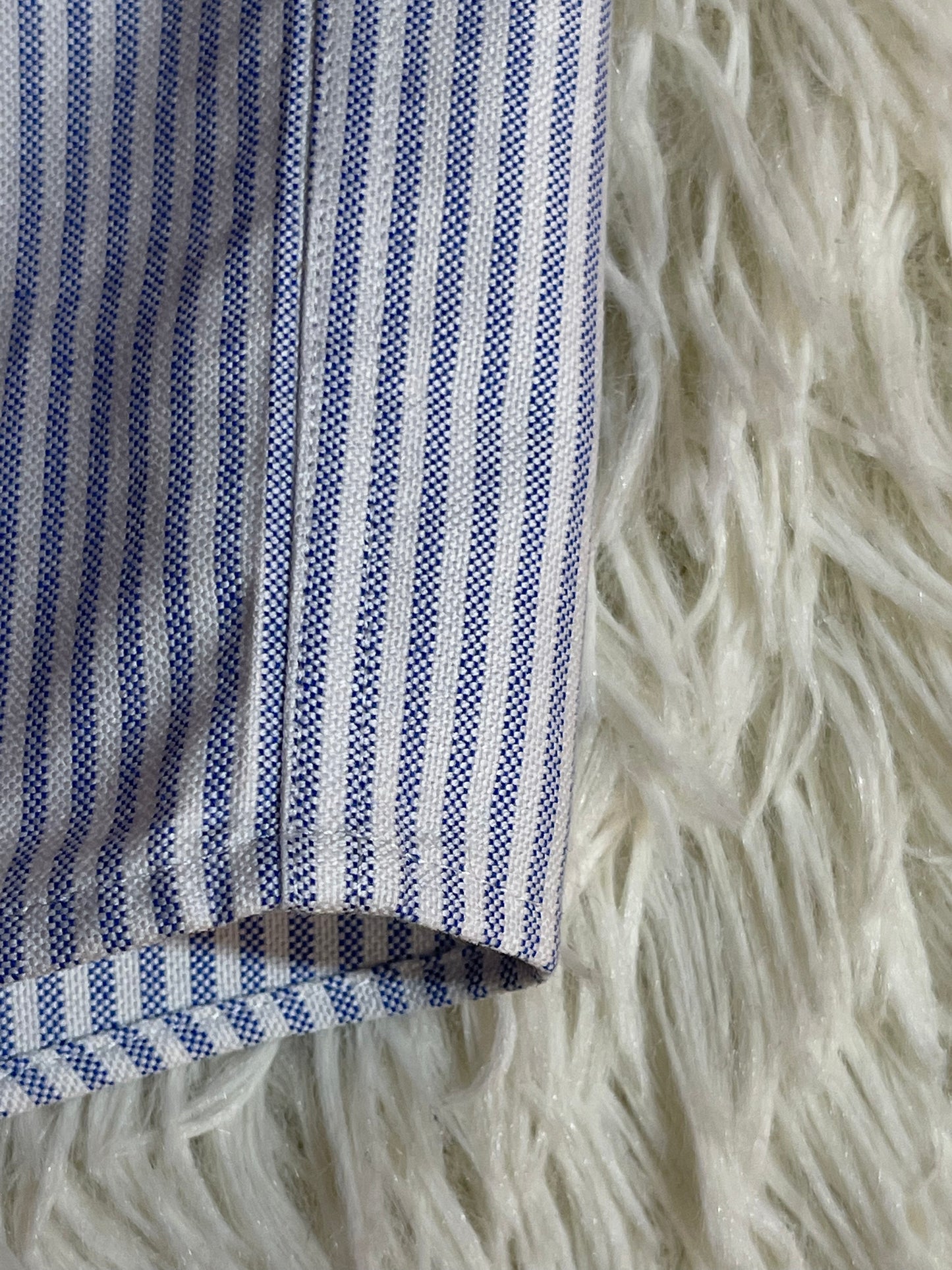 L.L Bean Men's Button Up Wrinkle Resistant White Patterned - 16-33